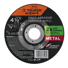 Disco Abrasivo  desbaste Truper Expert 4 1/2"  11548