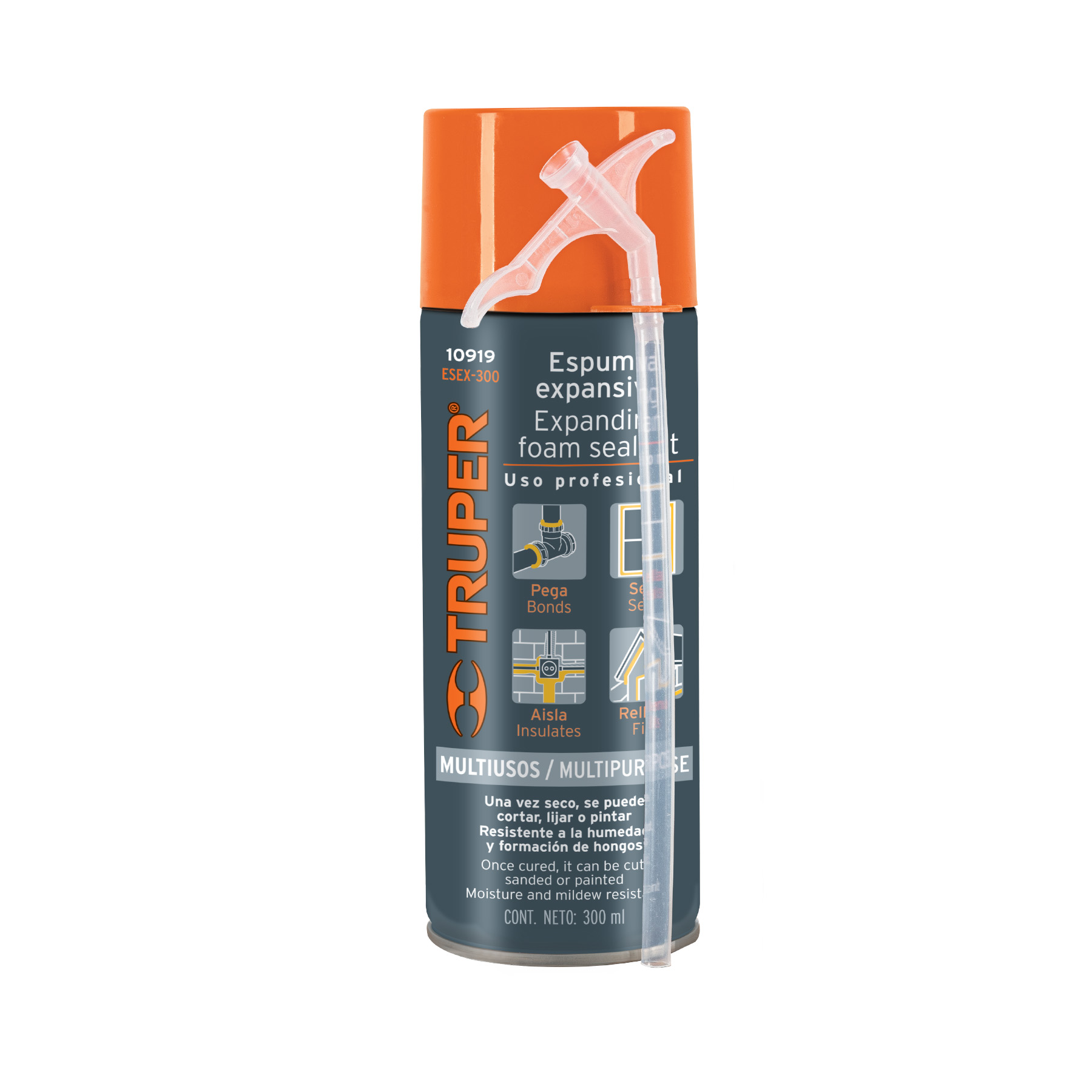 Espuma expansiva Truper 300ml  10919