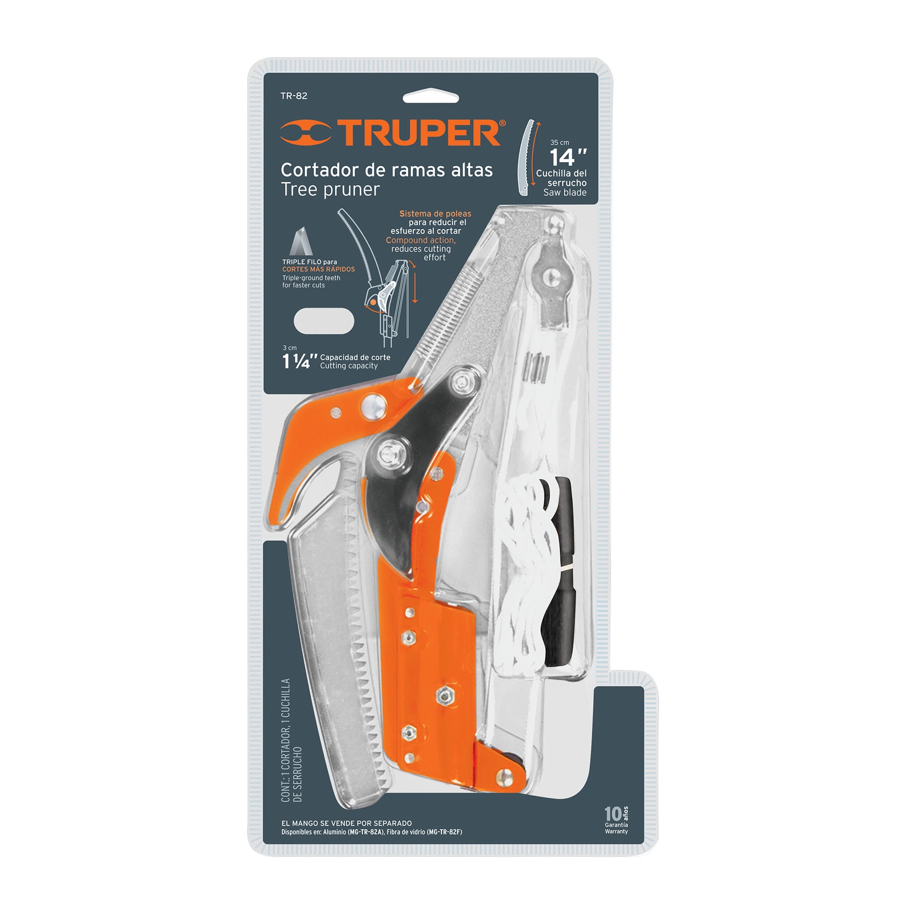 Cortador de ramas altas TRUPER 14"  18401