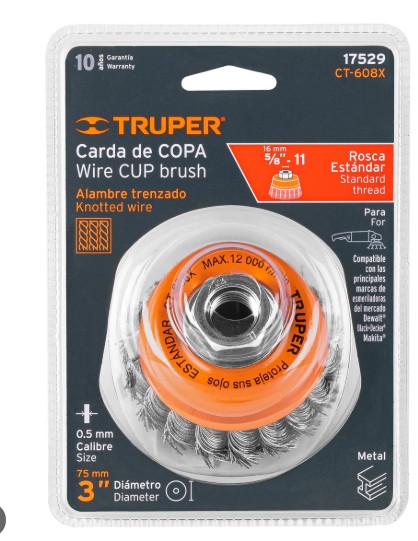 Carda de Copa Truper 17529