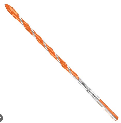 Broca multimaterial, concreto, plastico, madera, loseta 1/4"  101806