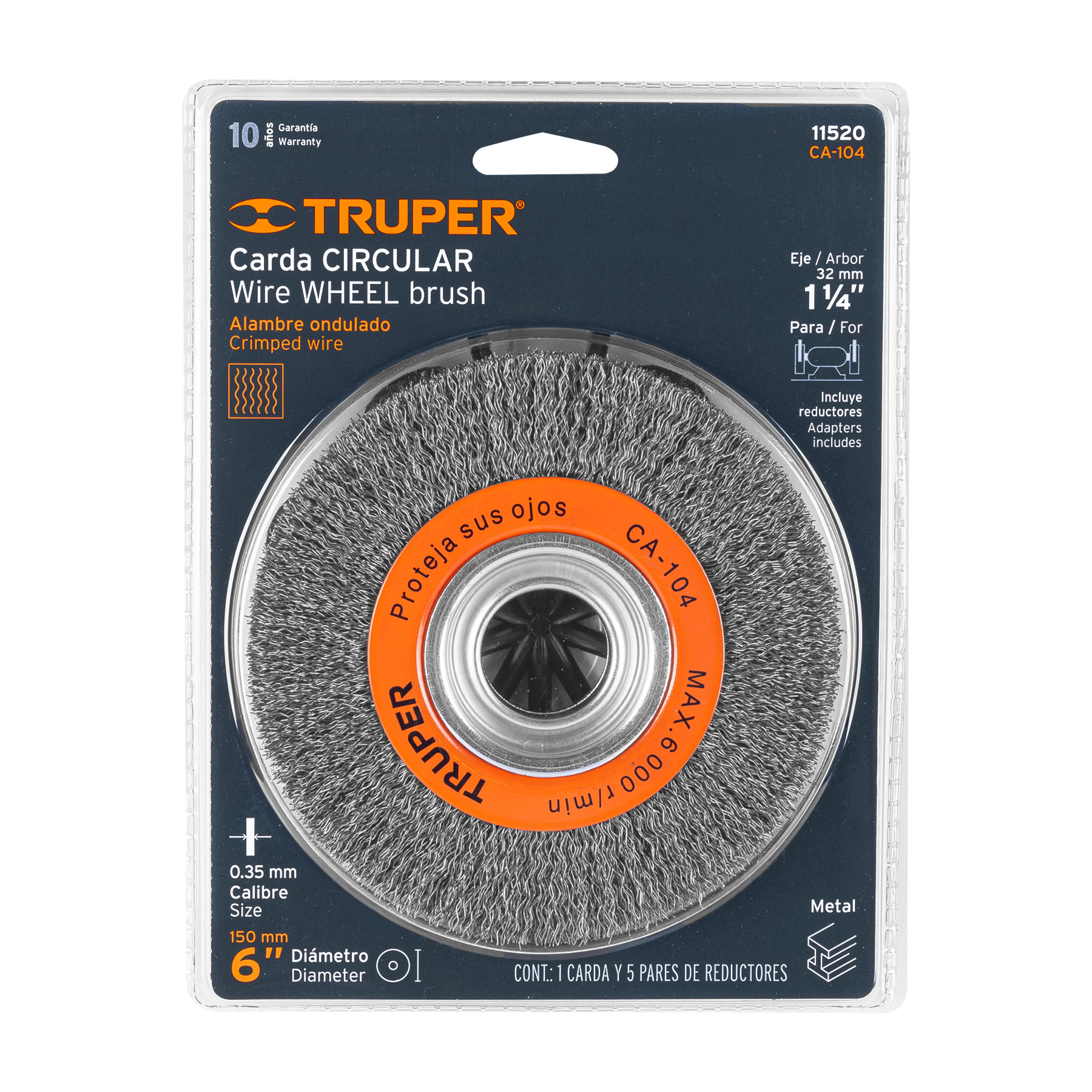 Carda Circular Truper 6"  11520