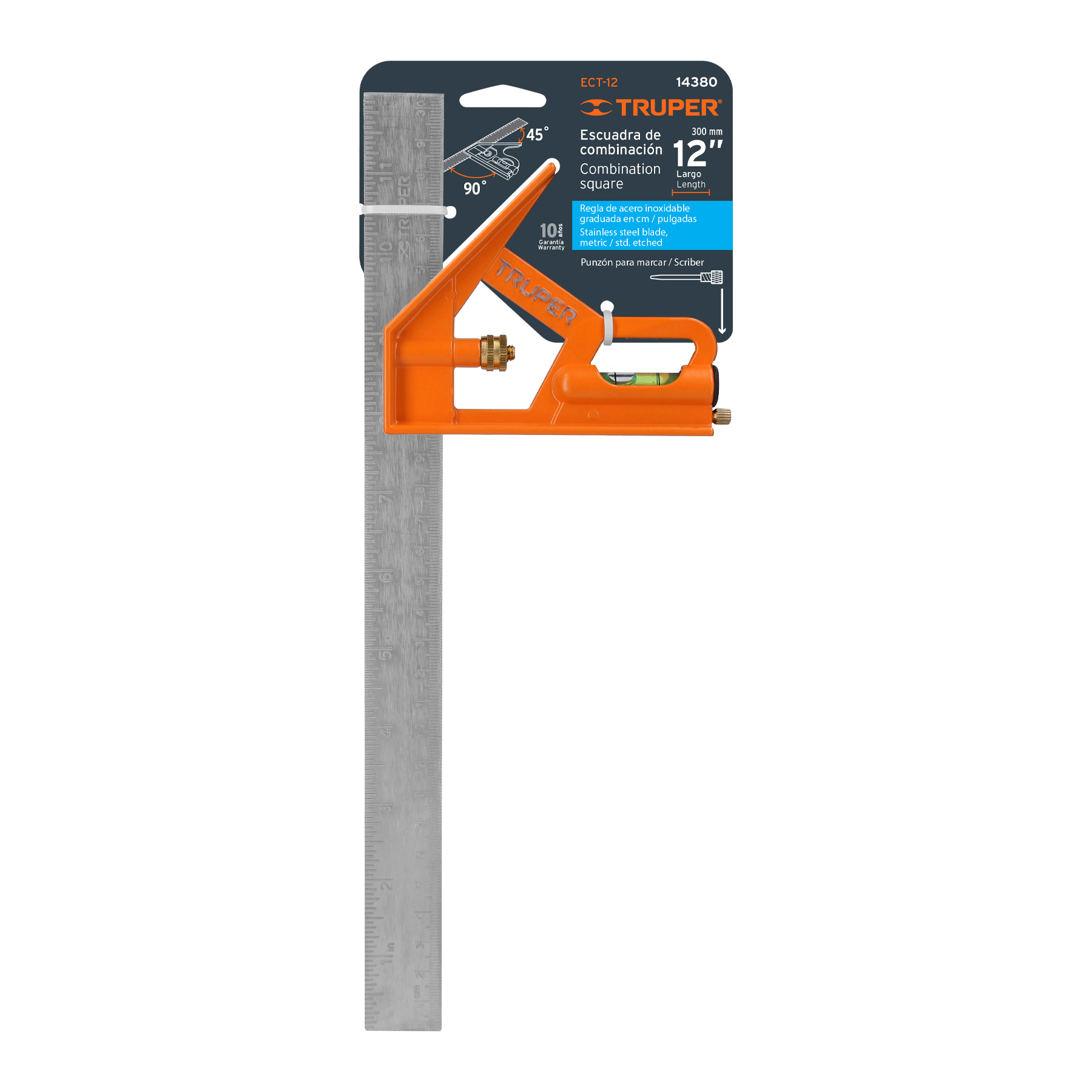 Escuadra combinada 12" Truper  14380