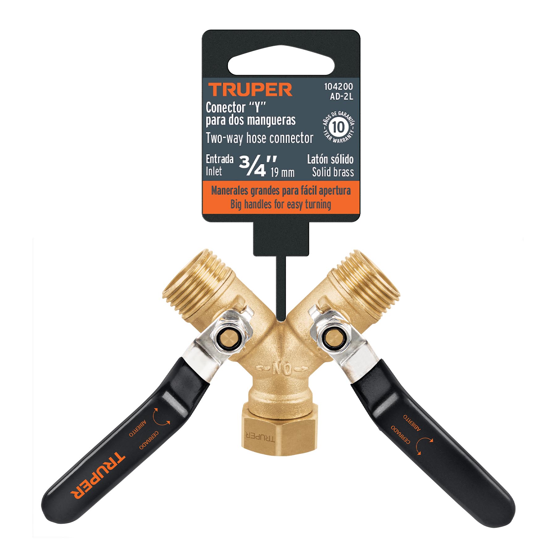 Conector en 'Y' para mangueras TRUPER 104200