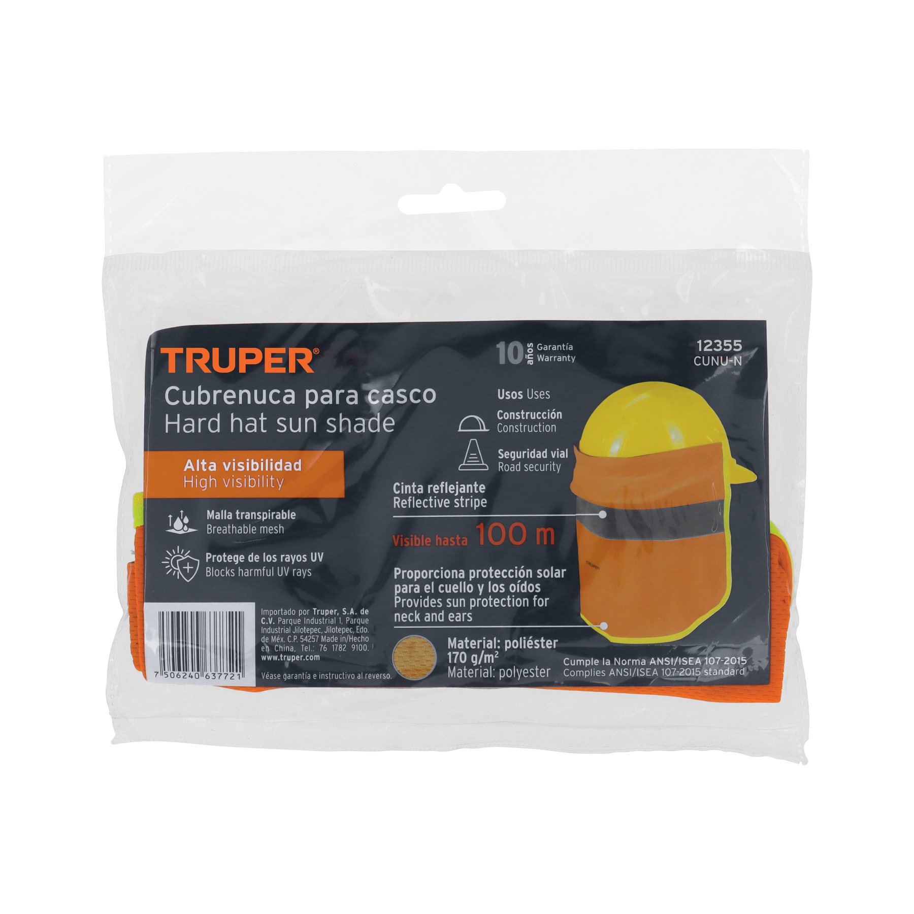 Cubrenuca para casco TRUPER 12355