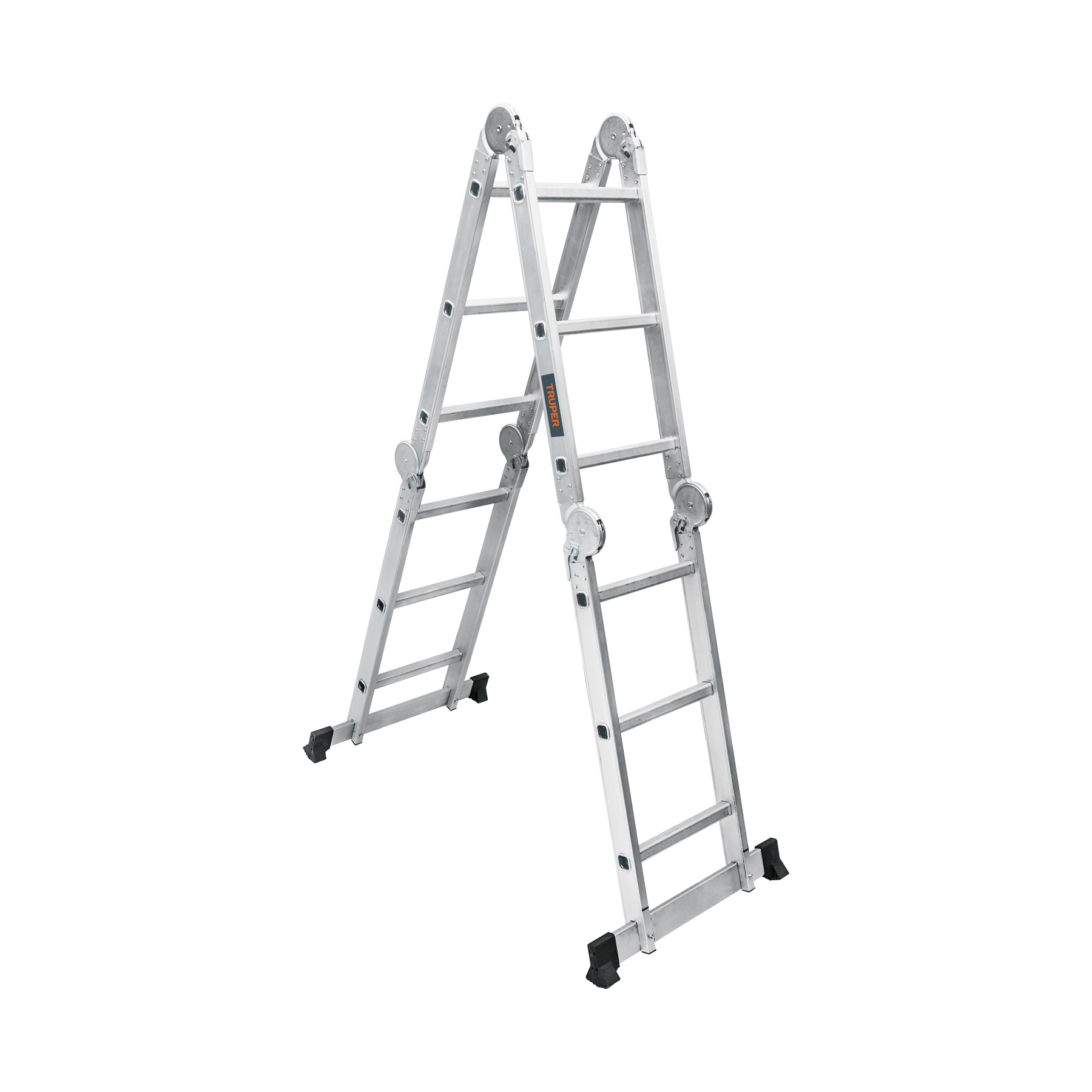 Escalera Multifuncional de Aluminio 12 peldaños 