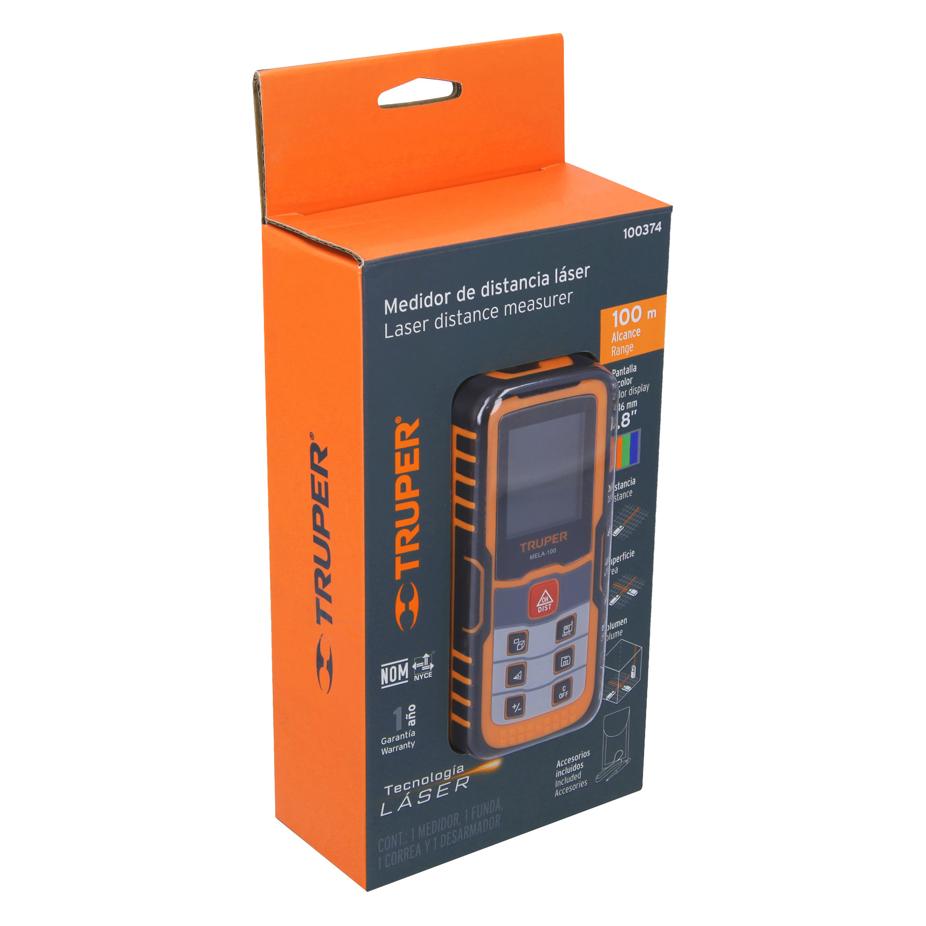 Medidor de distancia láser Truper 100374