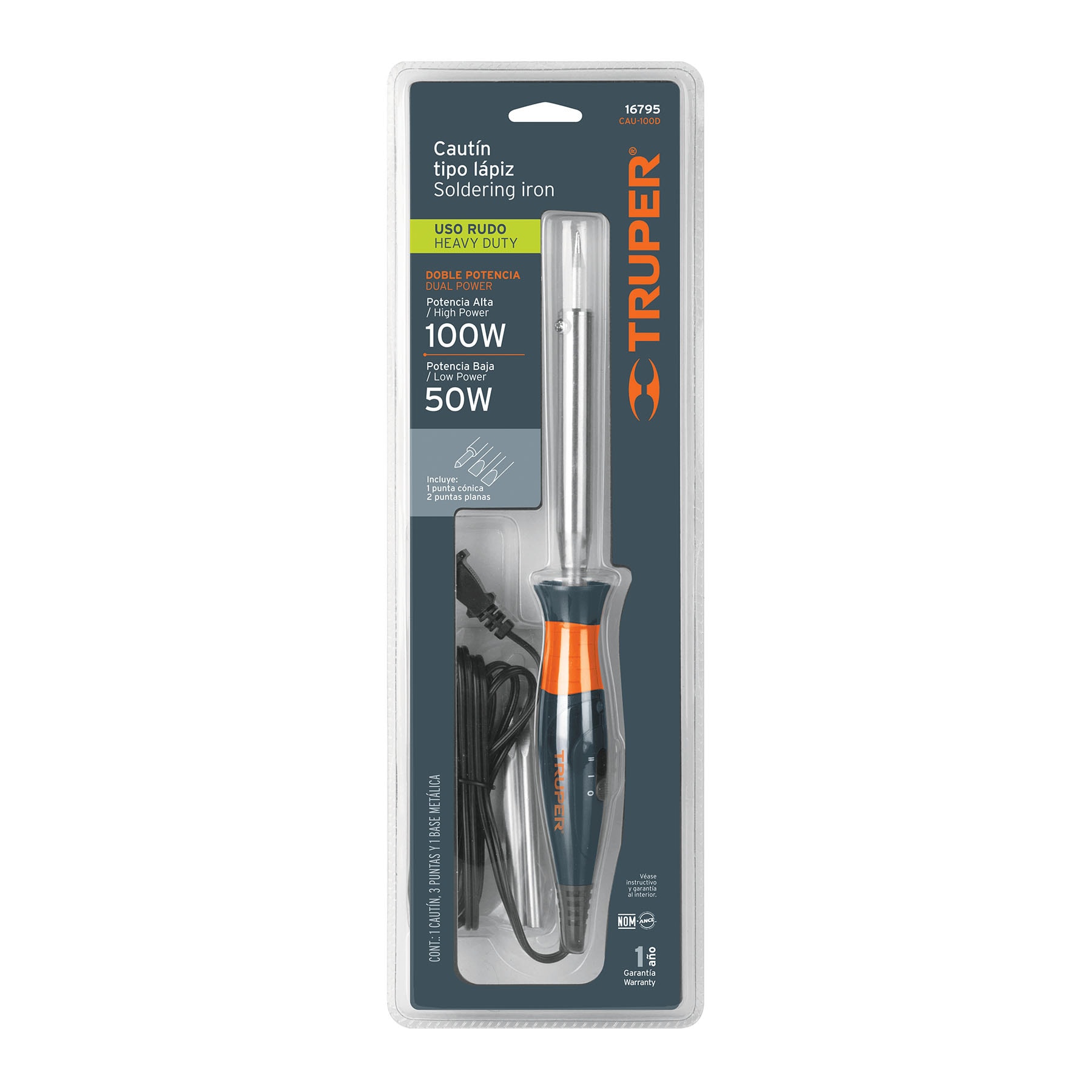 Cautín tipo lápiz 100W Truper 16795