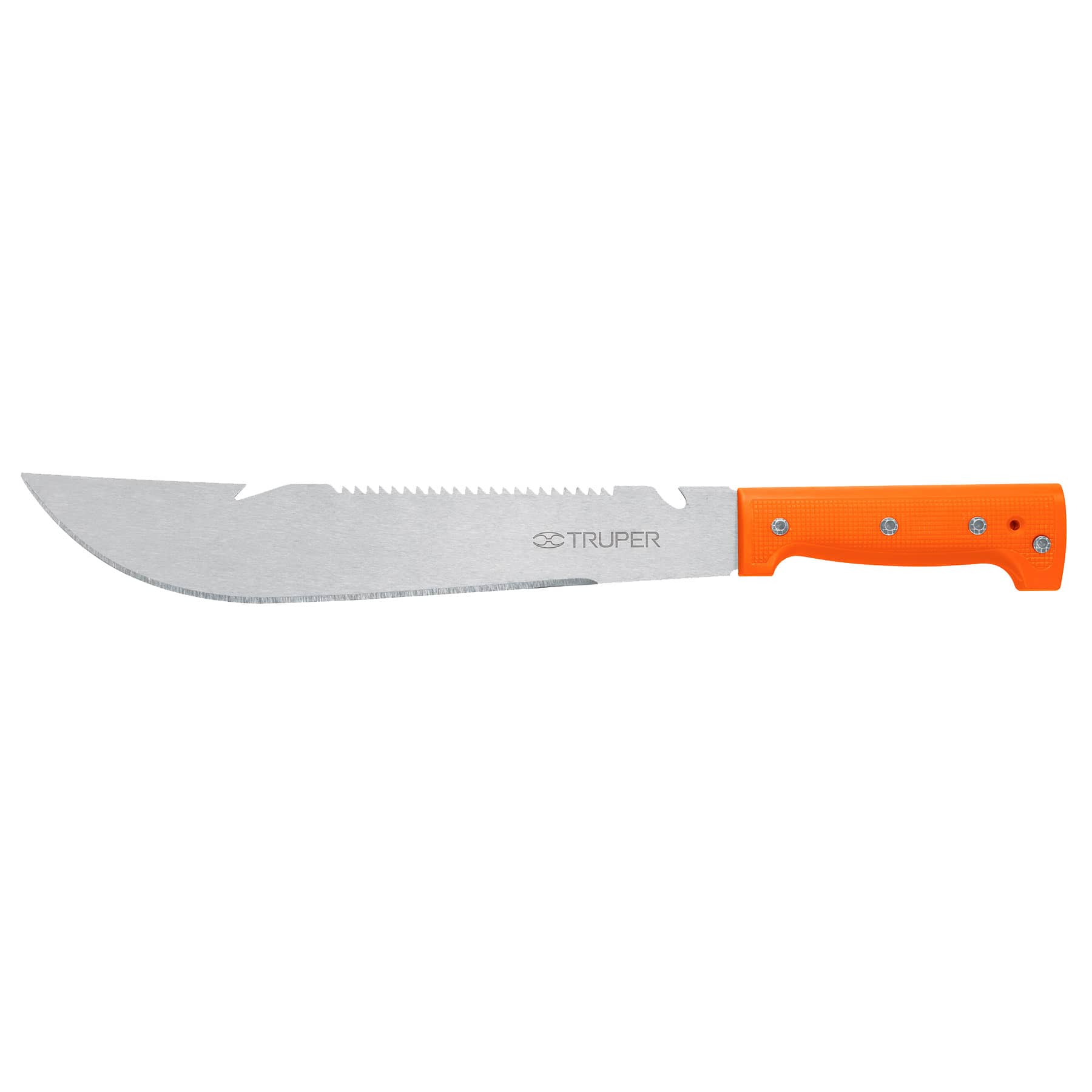 Machete Truper Mango Naranja 12 pulg 100654