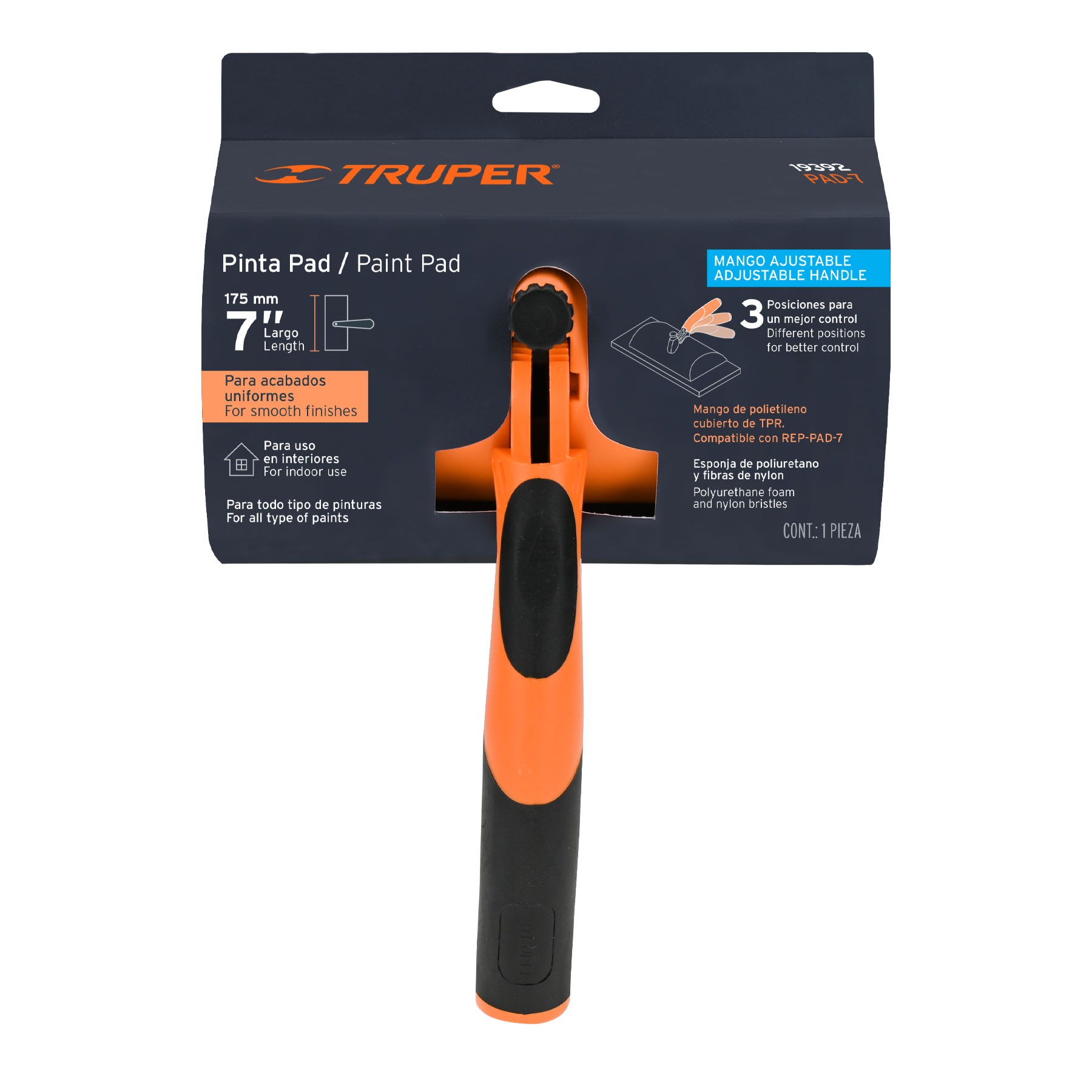 Pinta Pad TRUPER 175 mm  19392