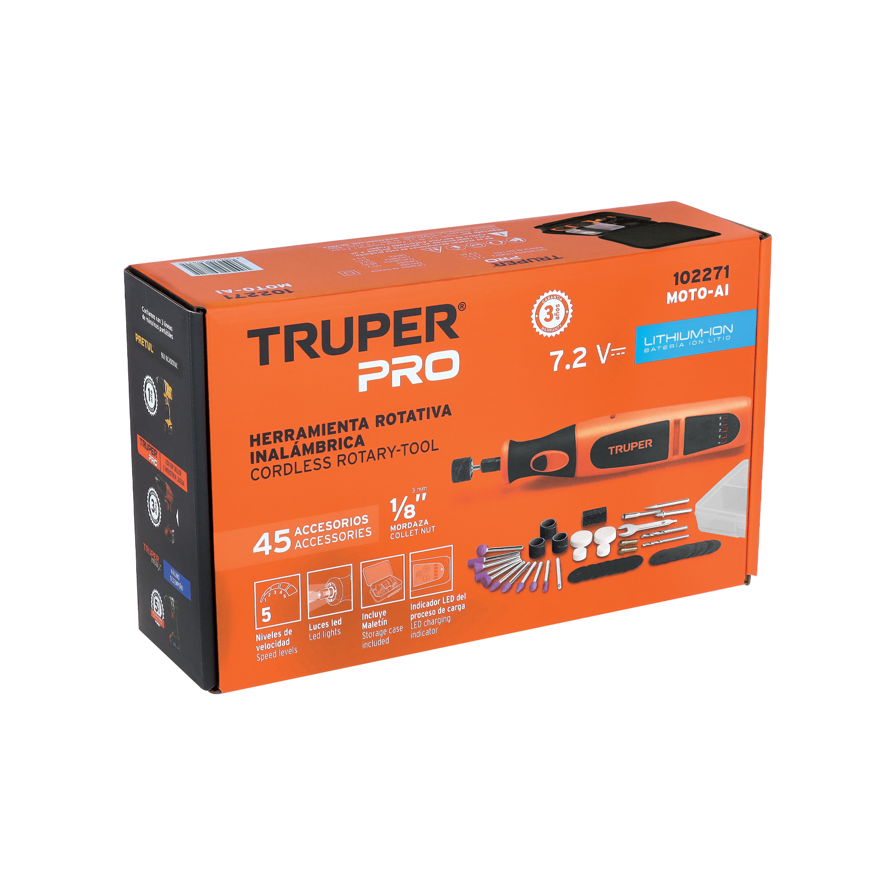 Herramienta Rotativa Inalámbrica Truper Pro 102271