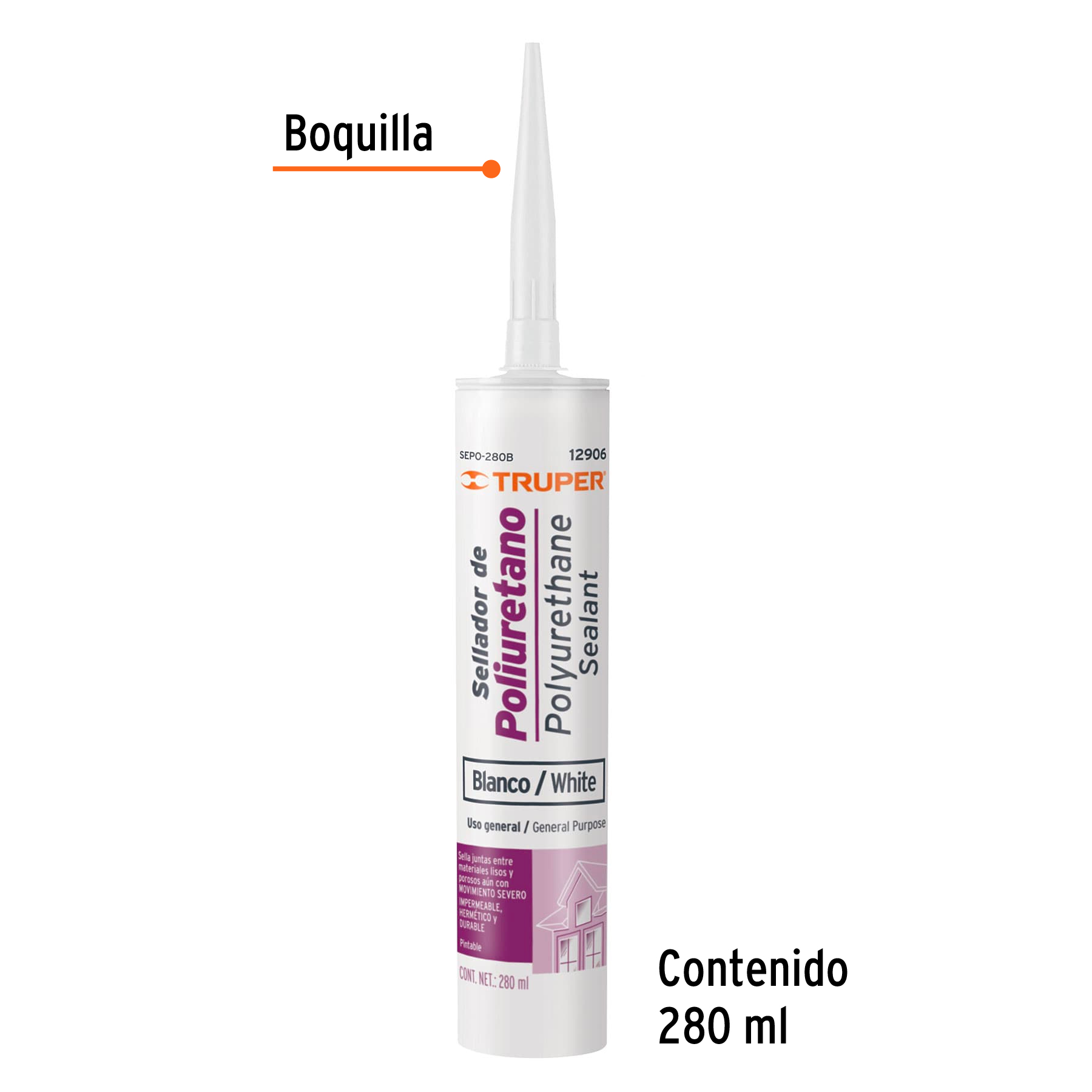 Sellador de Poliuretano Blanco 12906