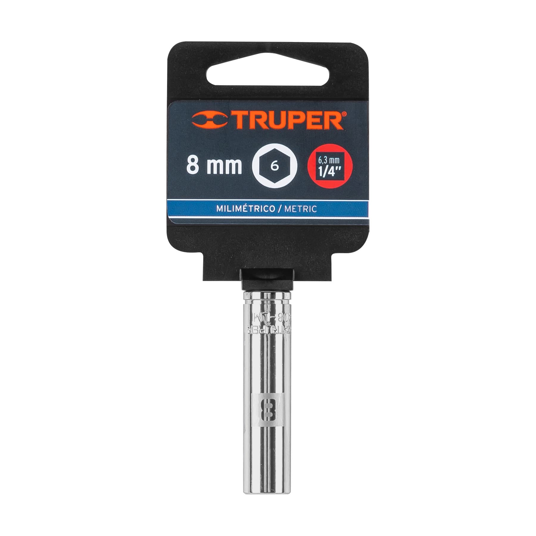 Dado milimétrico 8 mm Truper  13202