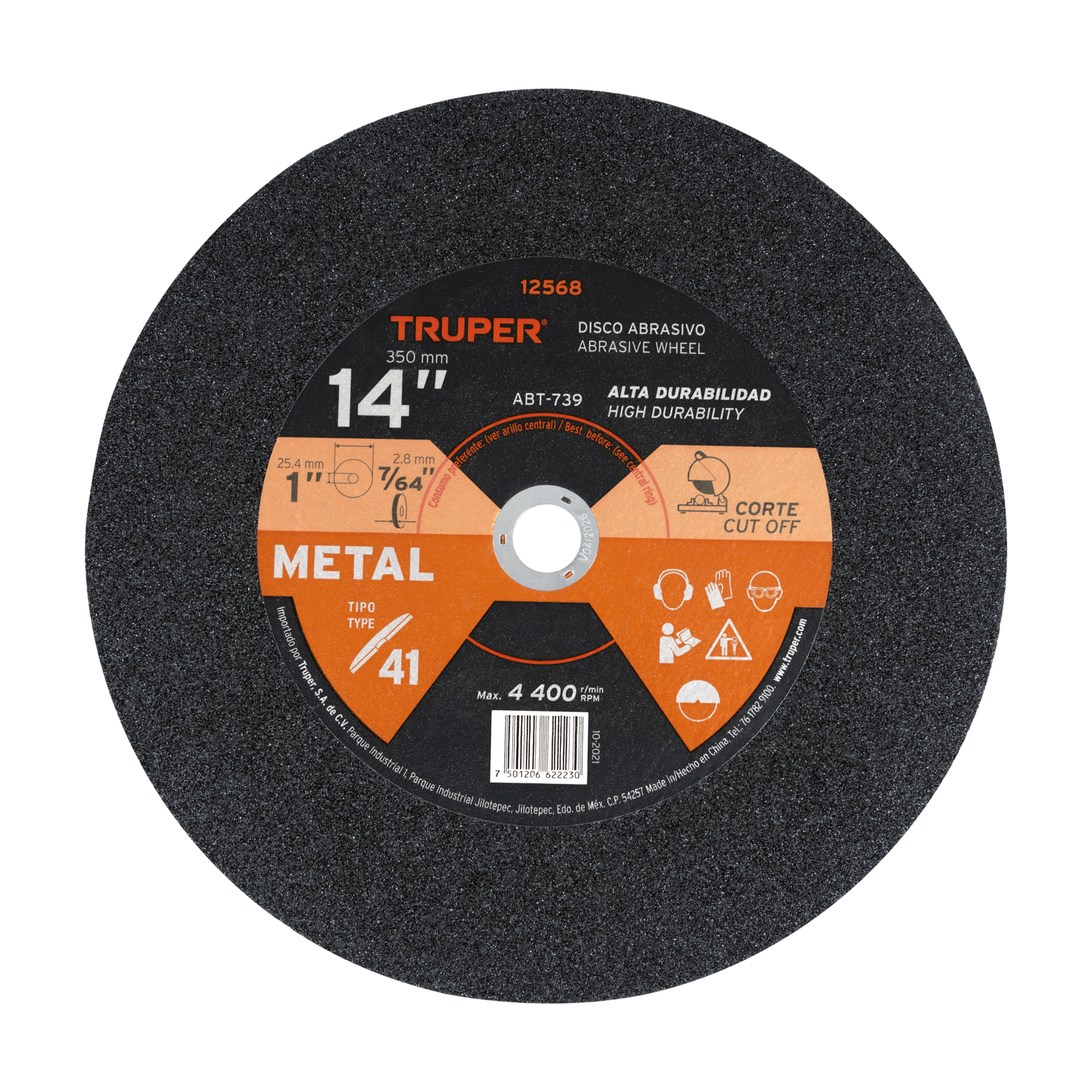Disco Abrasivo de 14'' para Metal  12568