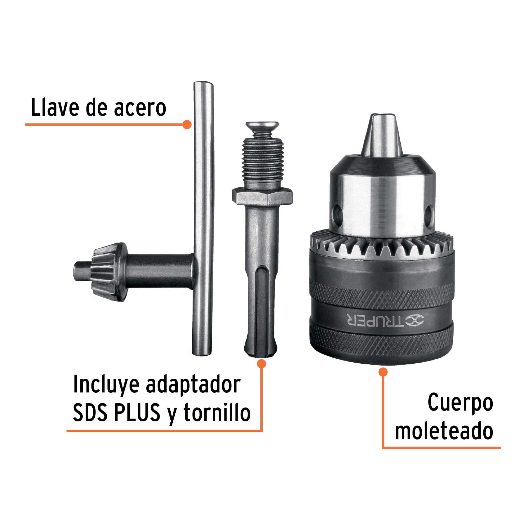 Portabrocas con Adaptador SDS PLUS 102475
