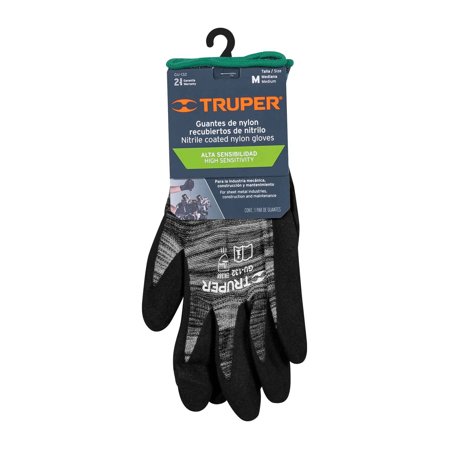 Guantes de Nylon recubiertos de Nitrilo 17064