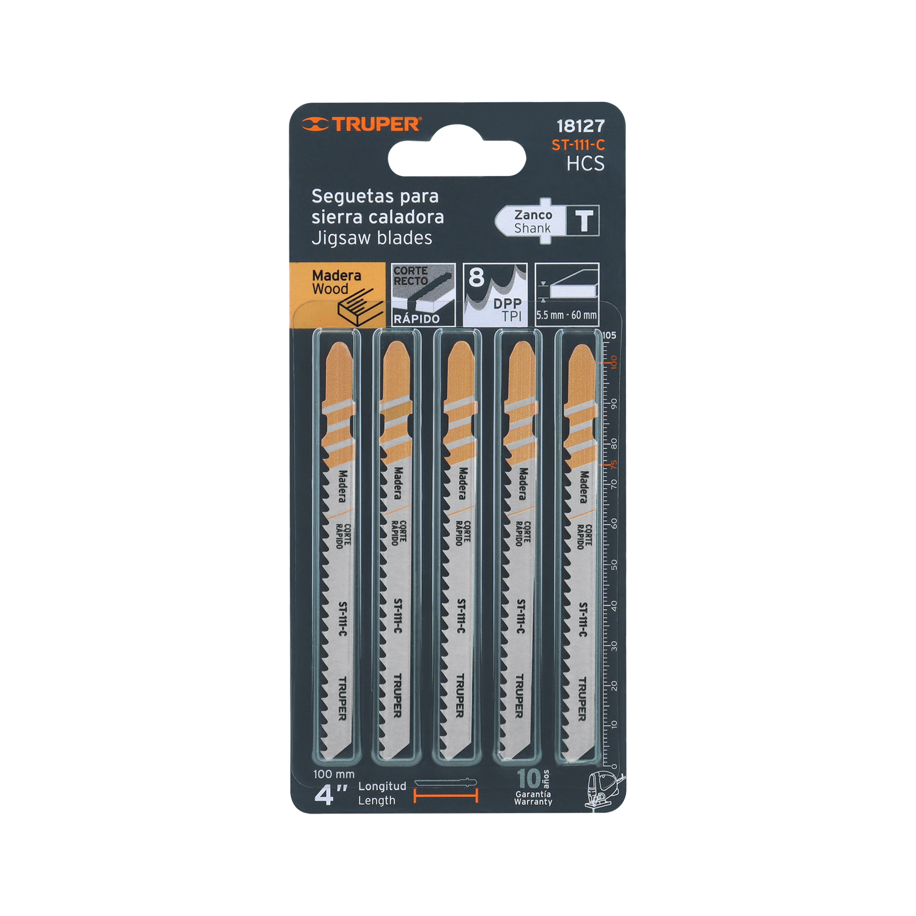 Juego de seguetas para caladora Truper 18127