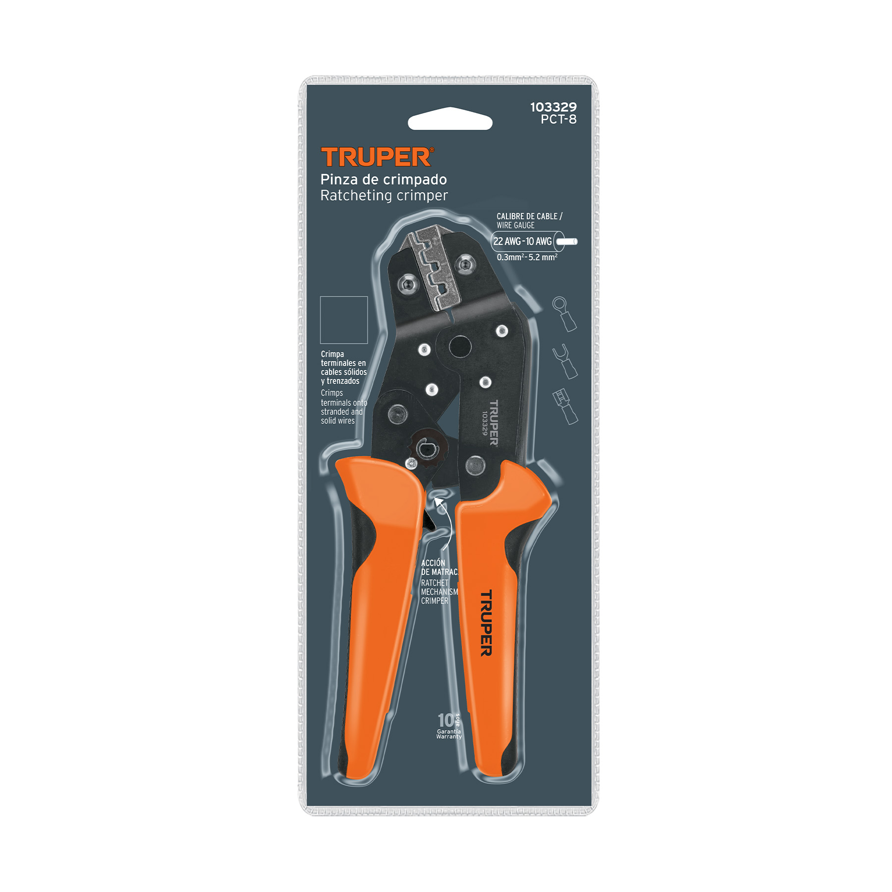 Pinza de crimpado TRUPER 103329