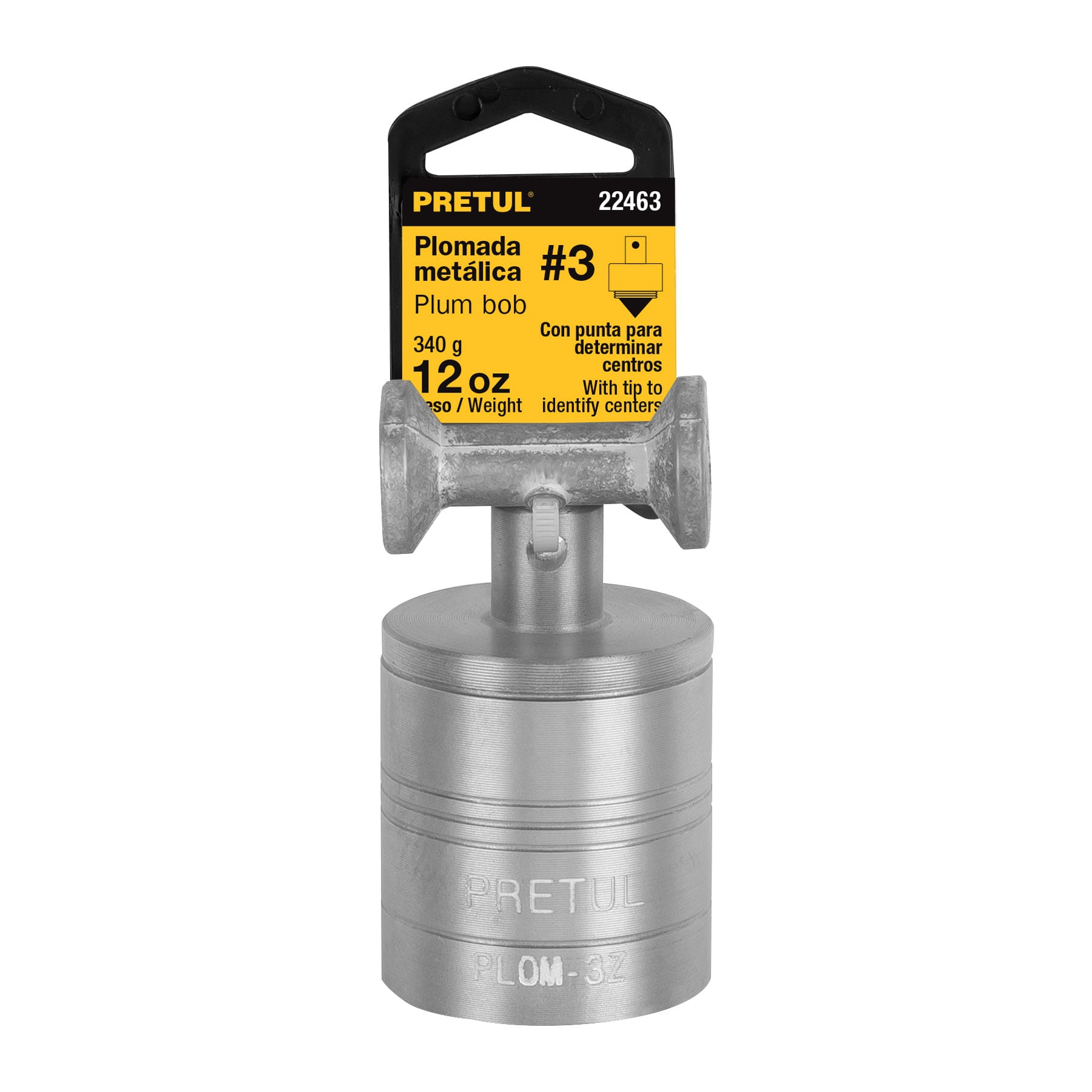 Plomada metálica #3 Pretul 22463