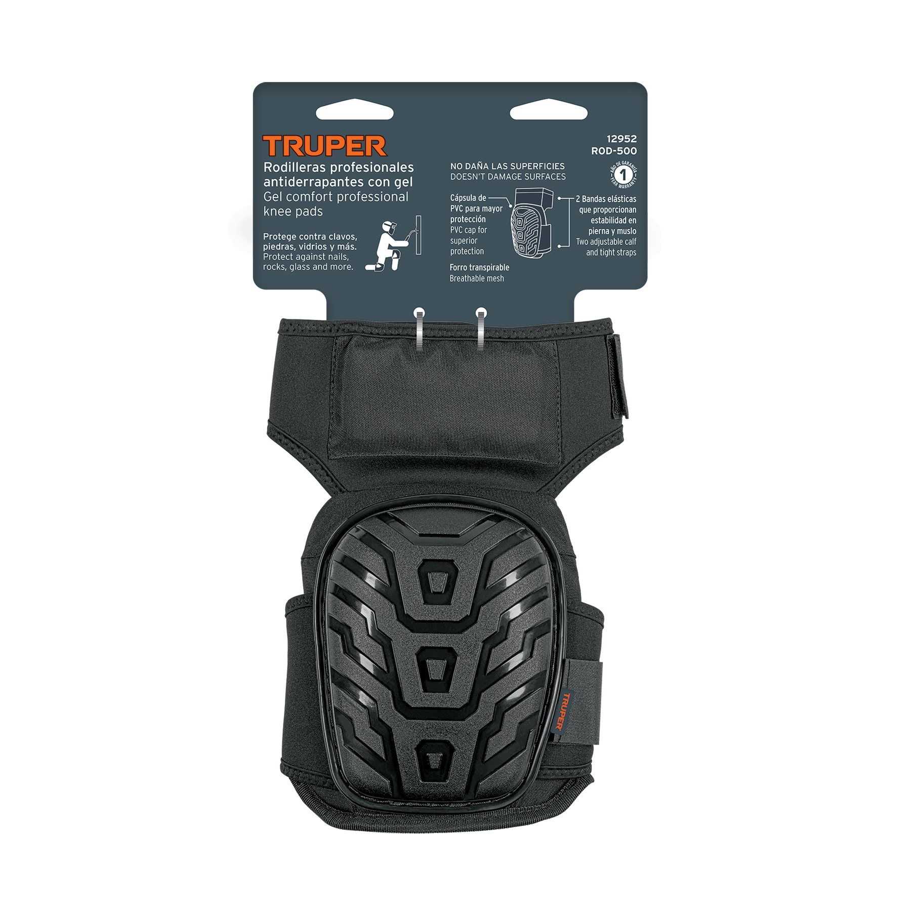 Rodilleras Profesionales con Gel Antiderrapante 12952