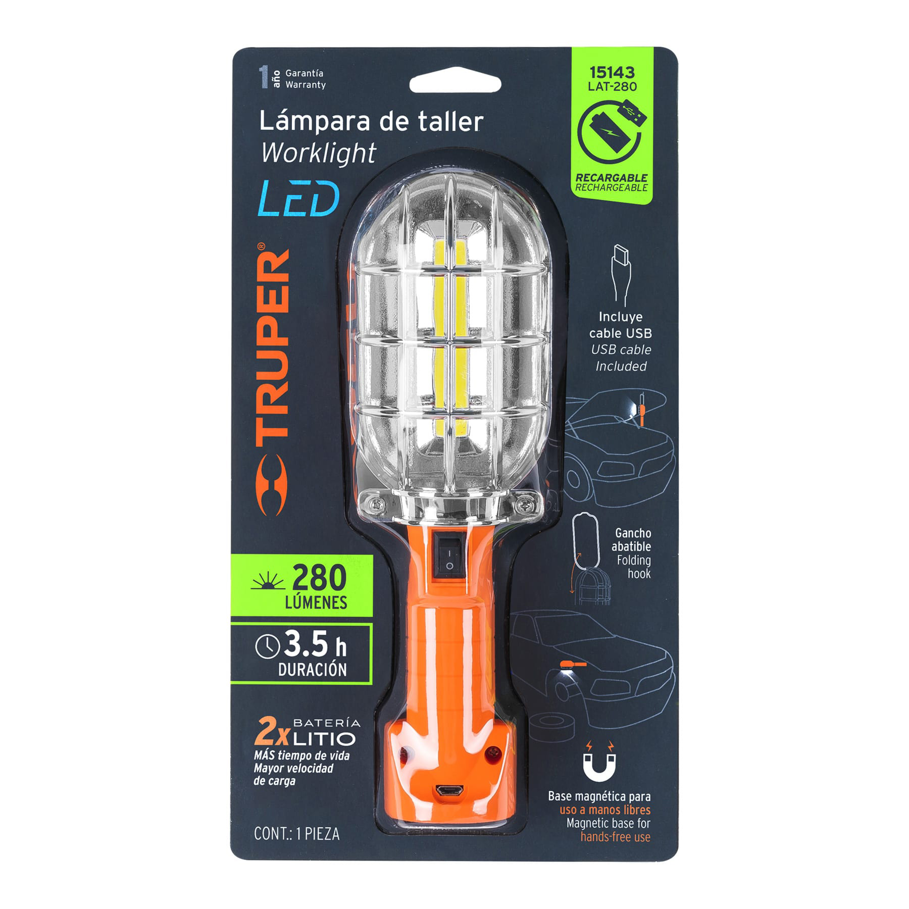 Lámpara de taller LED 15143