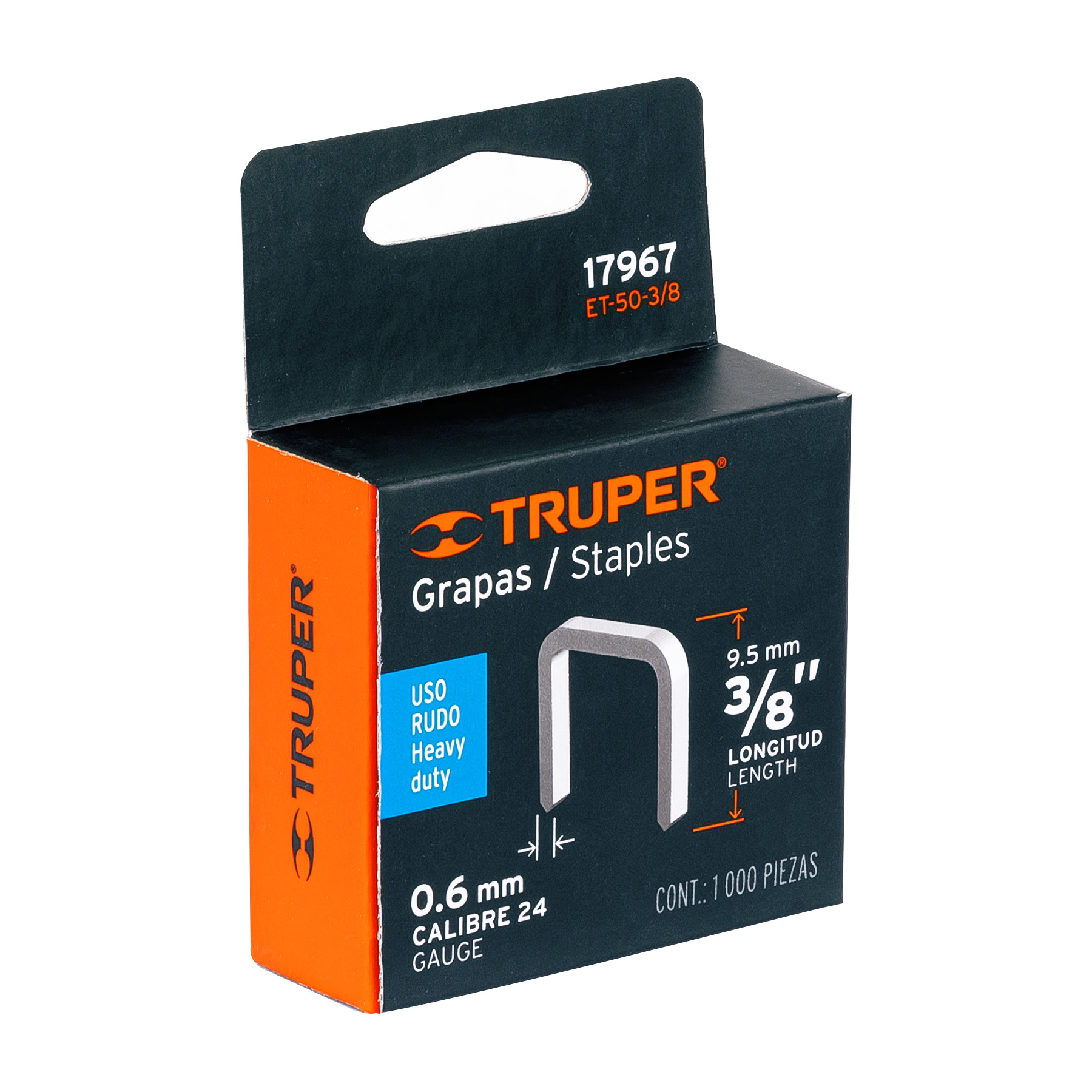 Grapas Truper 24 Calibre 1000 grapas  17967