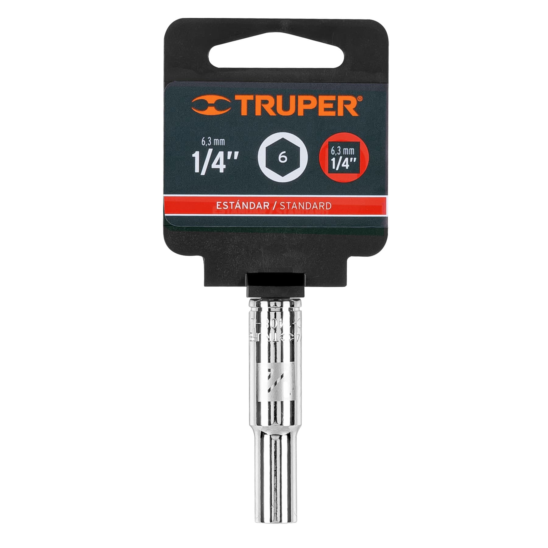 Dados Truper 1/4'' 6 mm  13182
