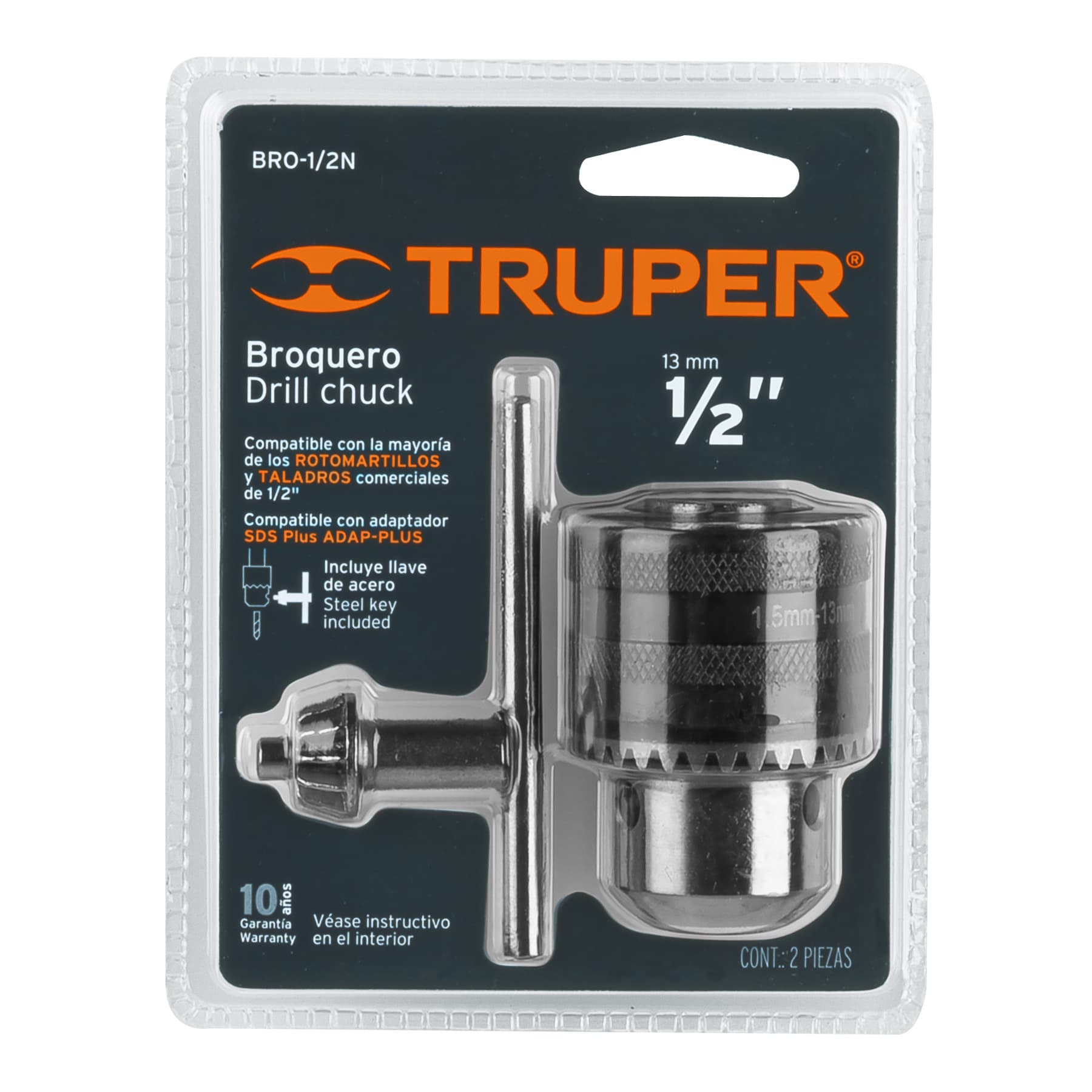 Broquero TRUPER 1/2'' 13 mm  16478