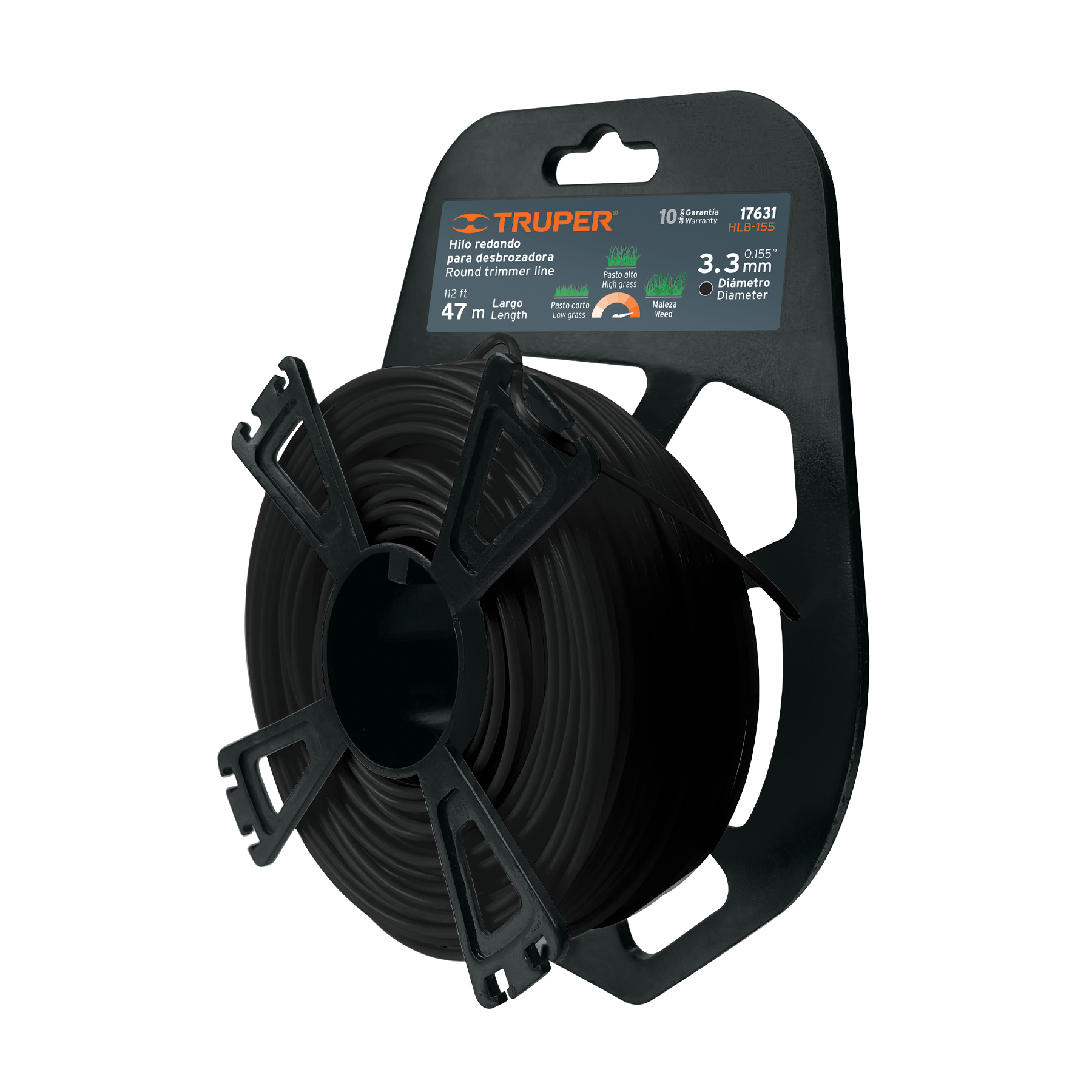 Hilo Redondo para Desbrozadora 3.3 mm 17631