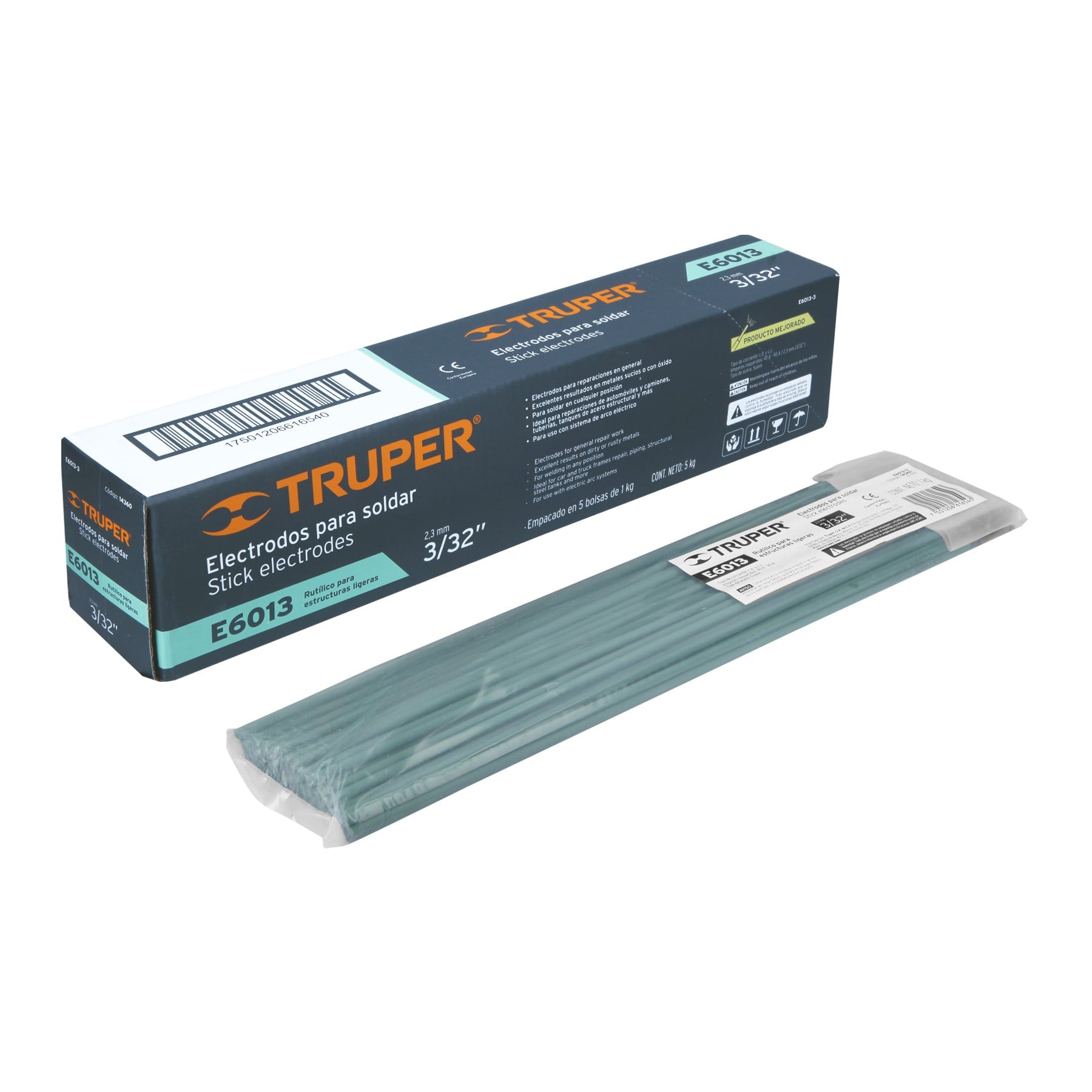 Electrodos para Soldar E6013 Truper 3/32"  14360