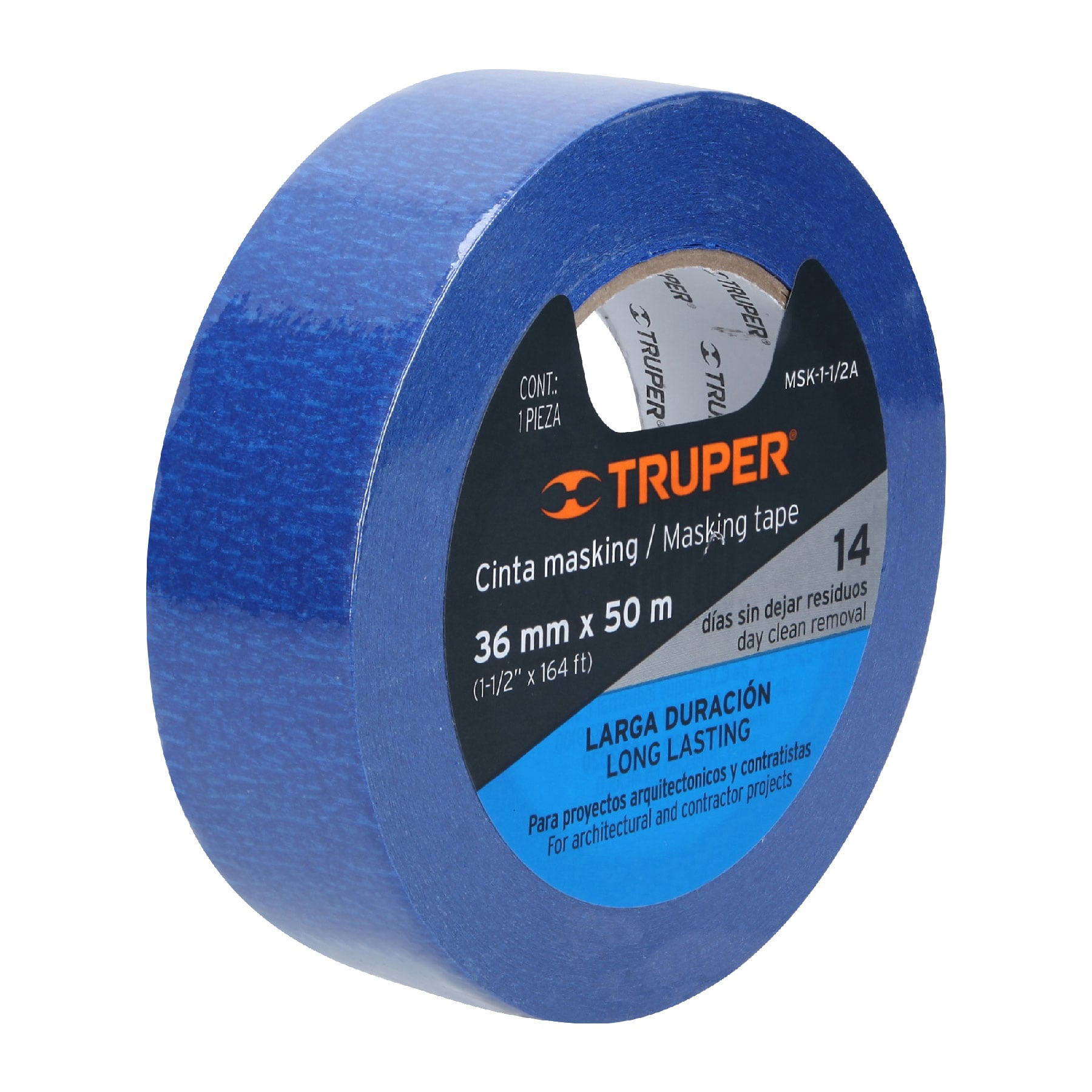Cinta Masking Azul Truper 11/2  12623