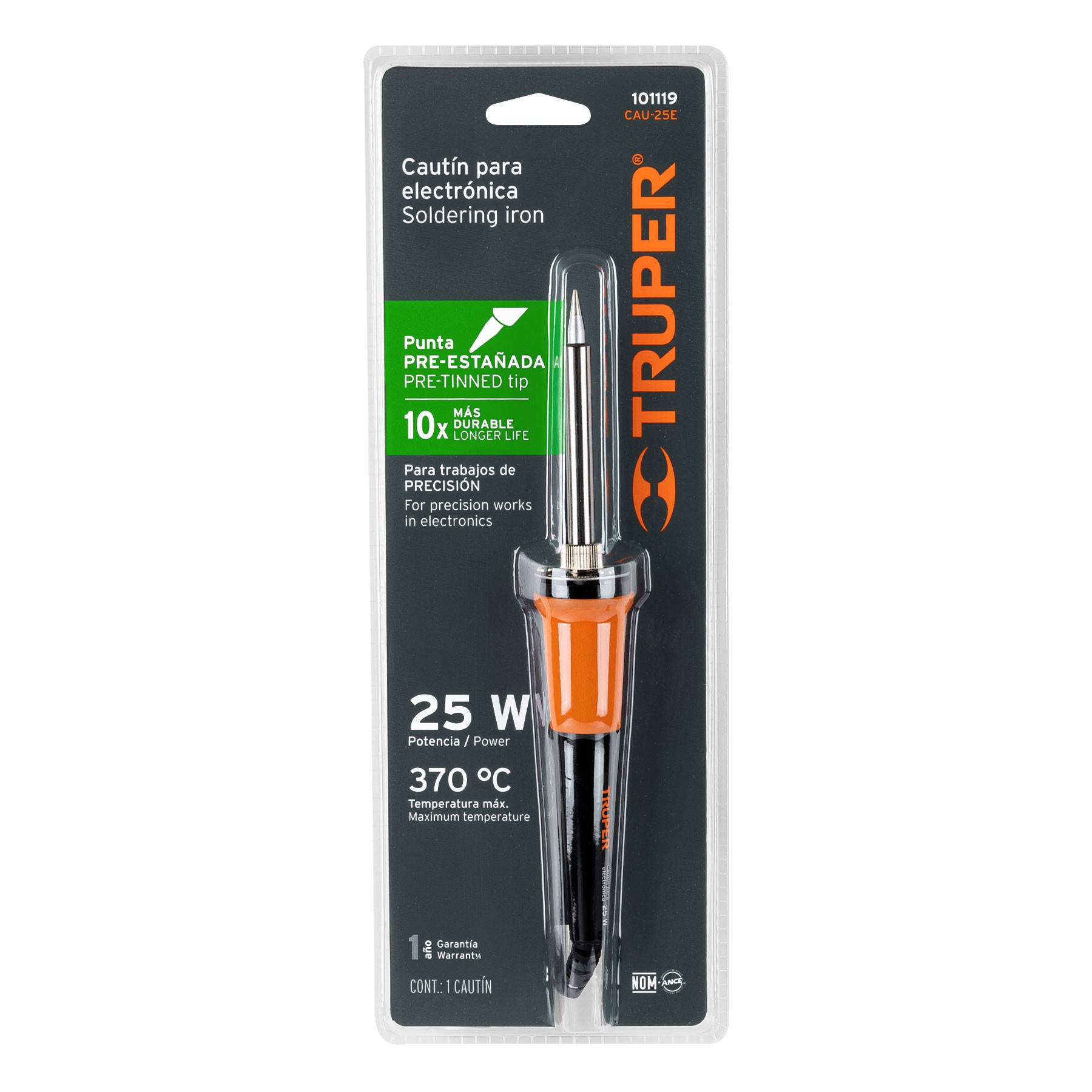 Cautín para Electrónica 25W Truper  101119