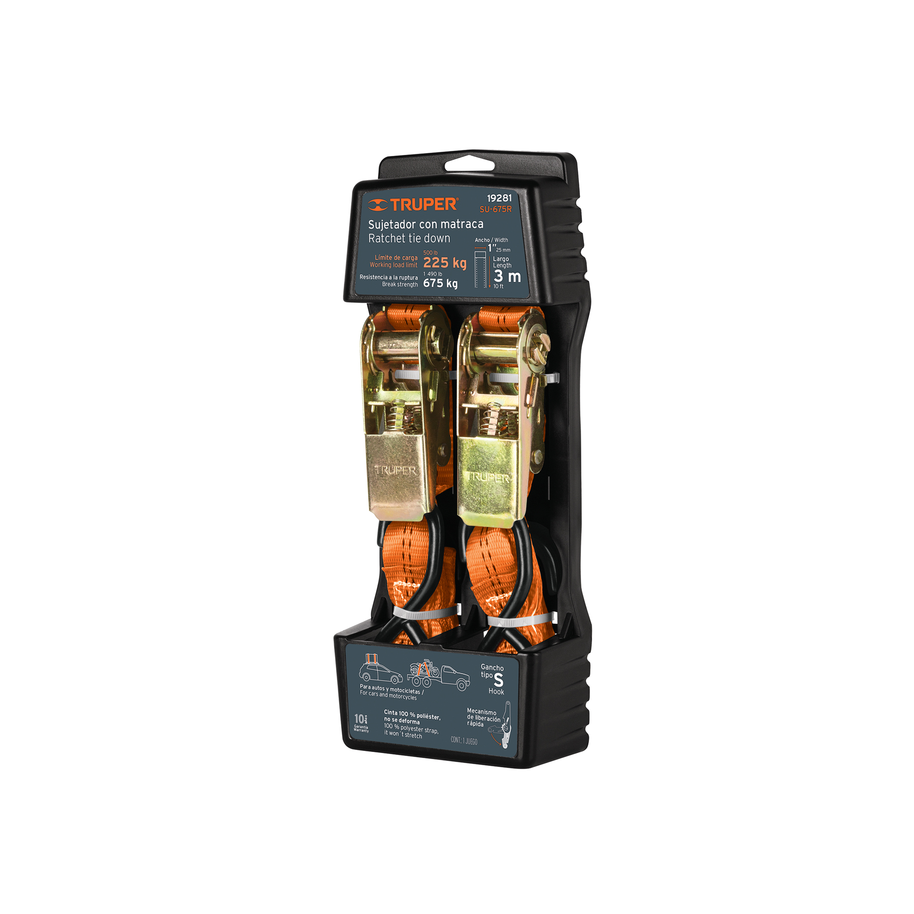 Juego de seguridades con matraca TRUPER 19281