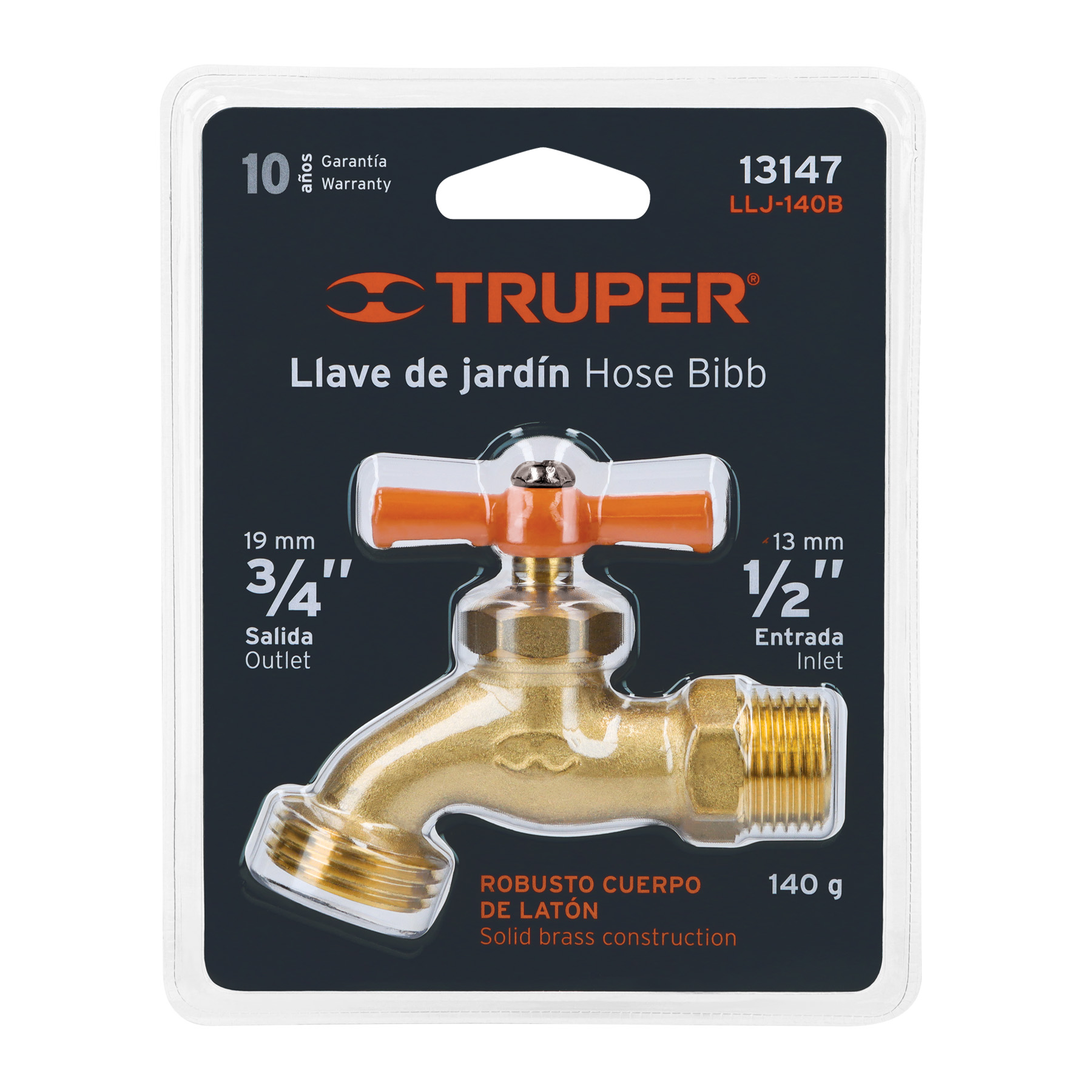 Llave de jardín Truper 13147