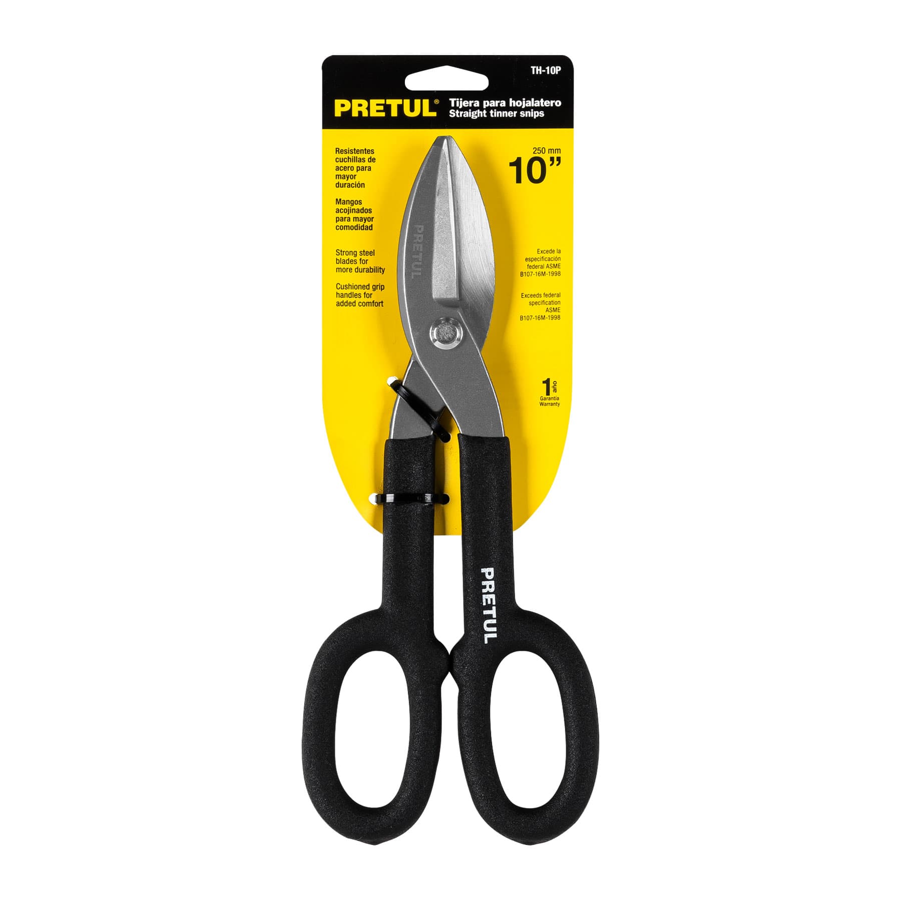 Tijera para hojalatero 10" Pretul 26050