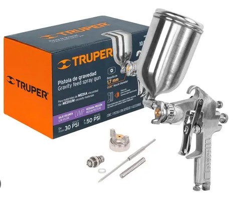 Pistola de gravedad para pintura Truper  13061
