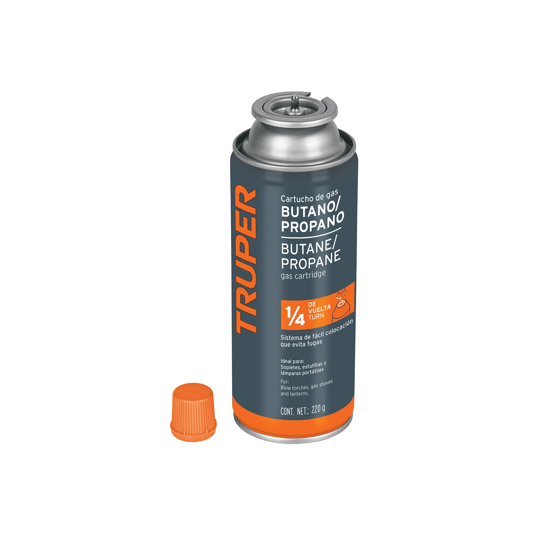Cartucho de gas butano/propano Truper 11920
