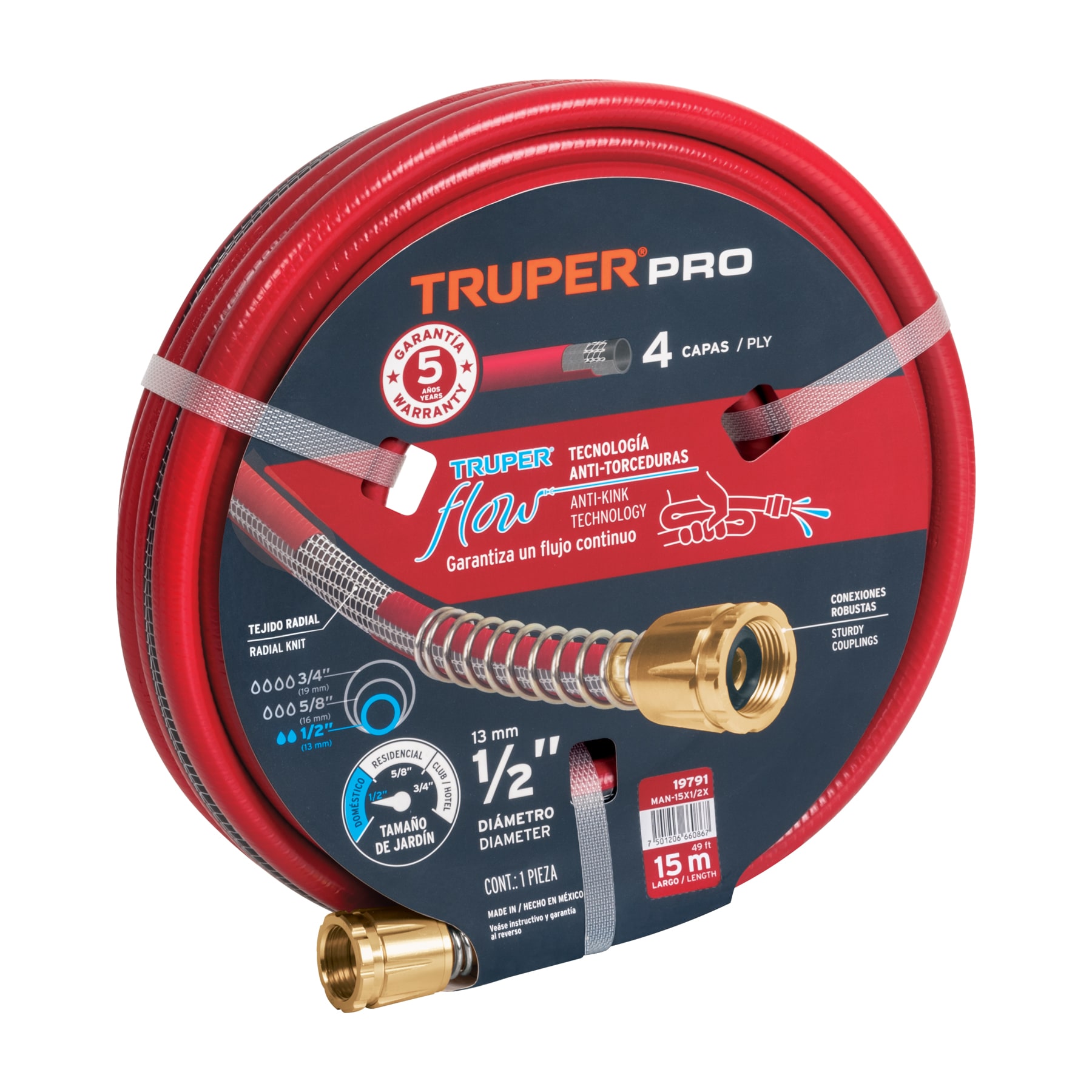 Manguera Truper Pro 15m 19791