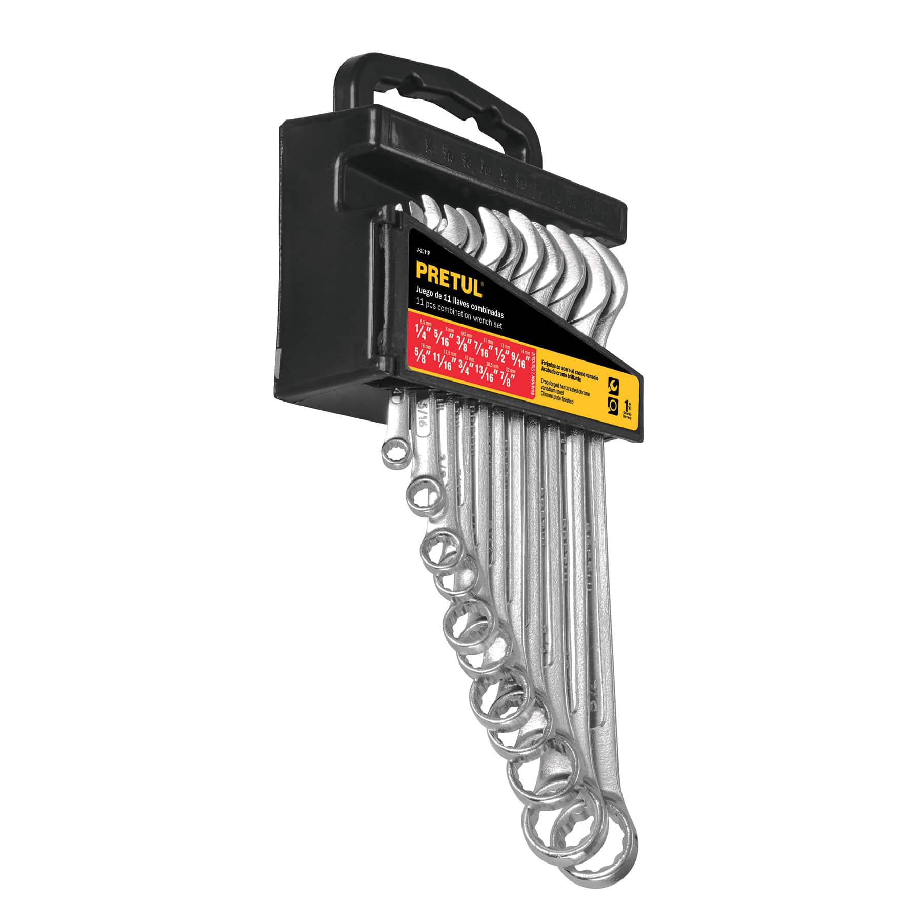Juego de llaves combinadas Pretul 11 piezas std  21990