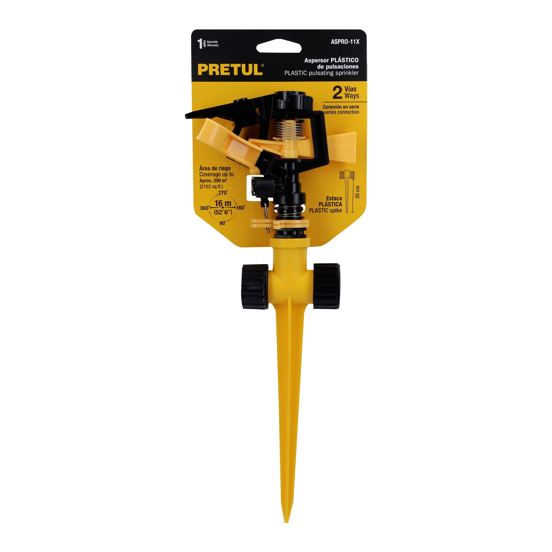 Aspersor de plástico PRETUL 20060