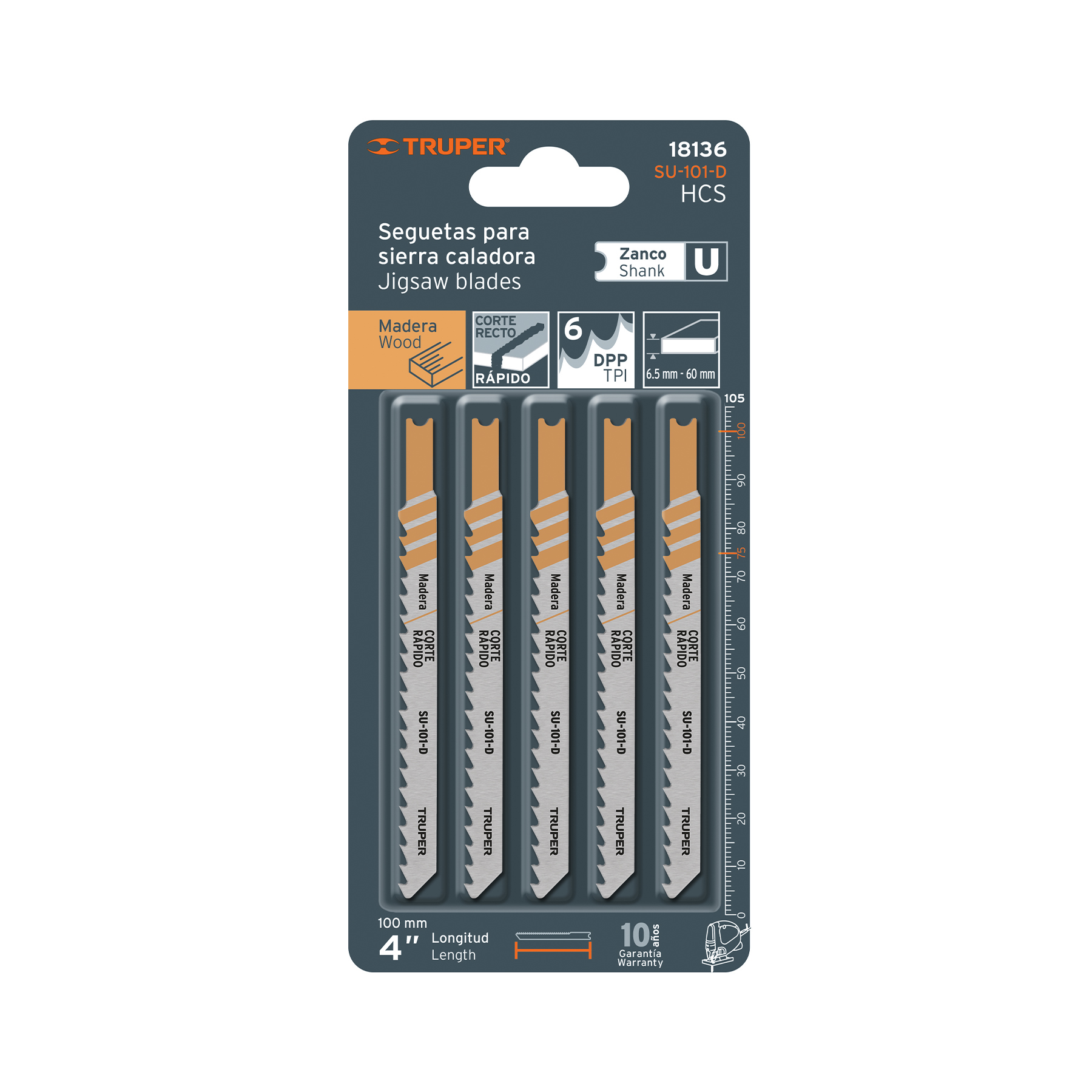 Juego de seguetas para caladora Truper 18136