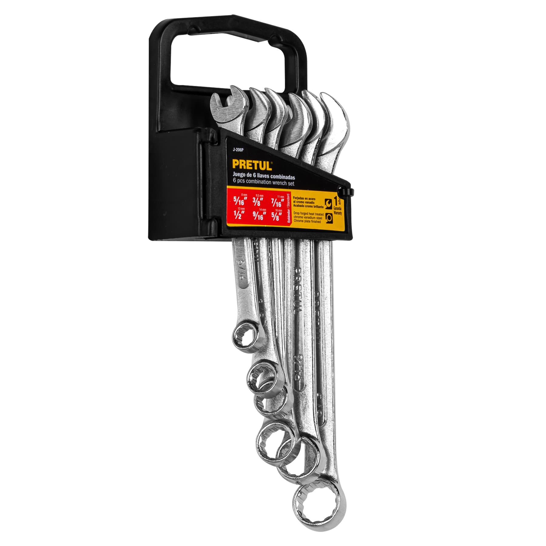 Juego de llaves combinadas Pretul  22016