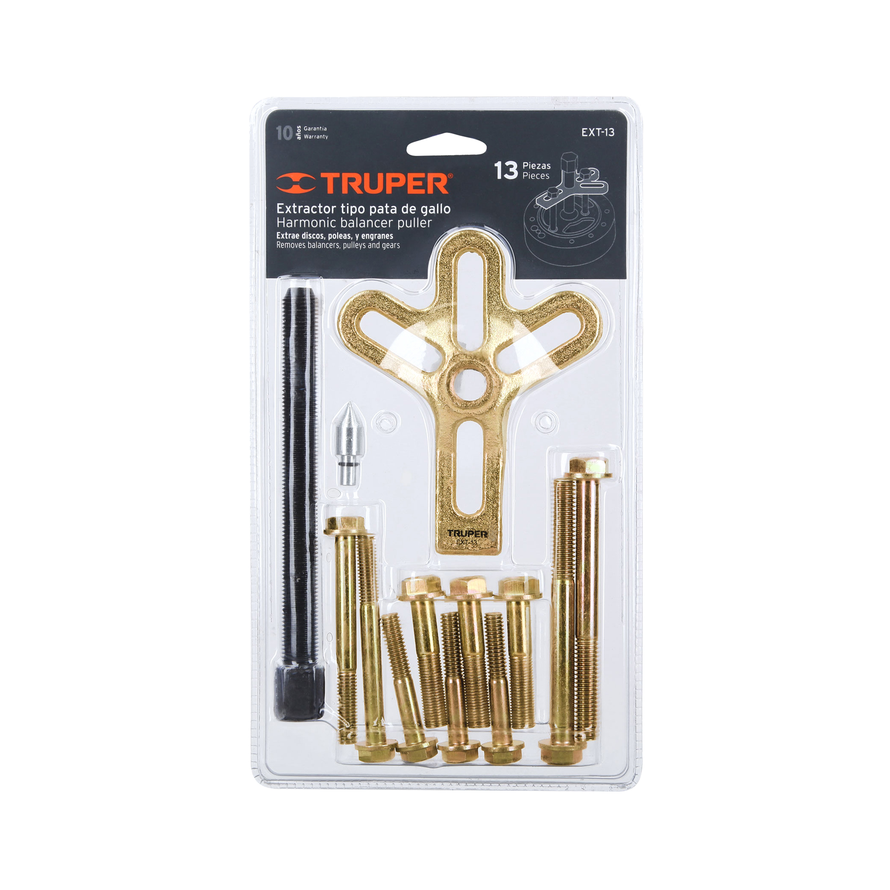 Extractor tipo pata de gallo Truper 14510