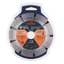 Disco de diamante Truper 4 1/2” 11582