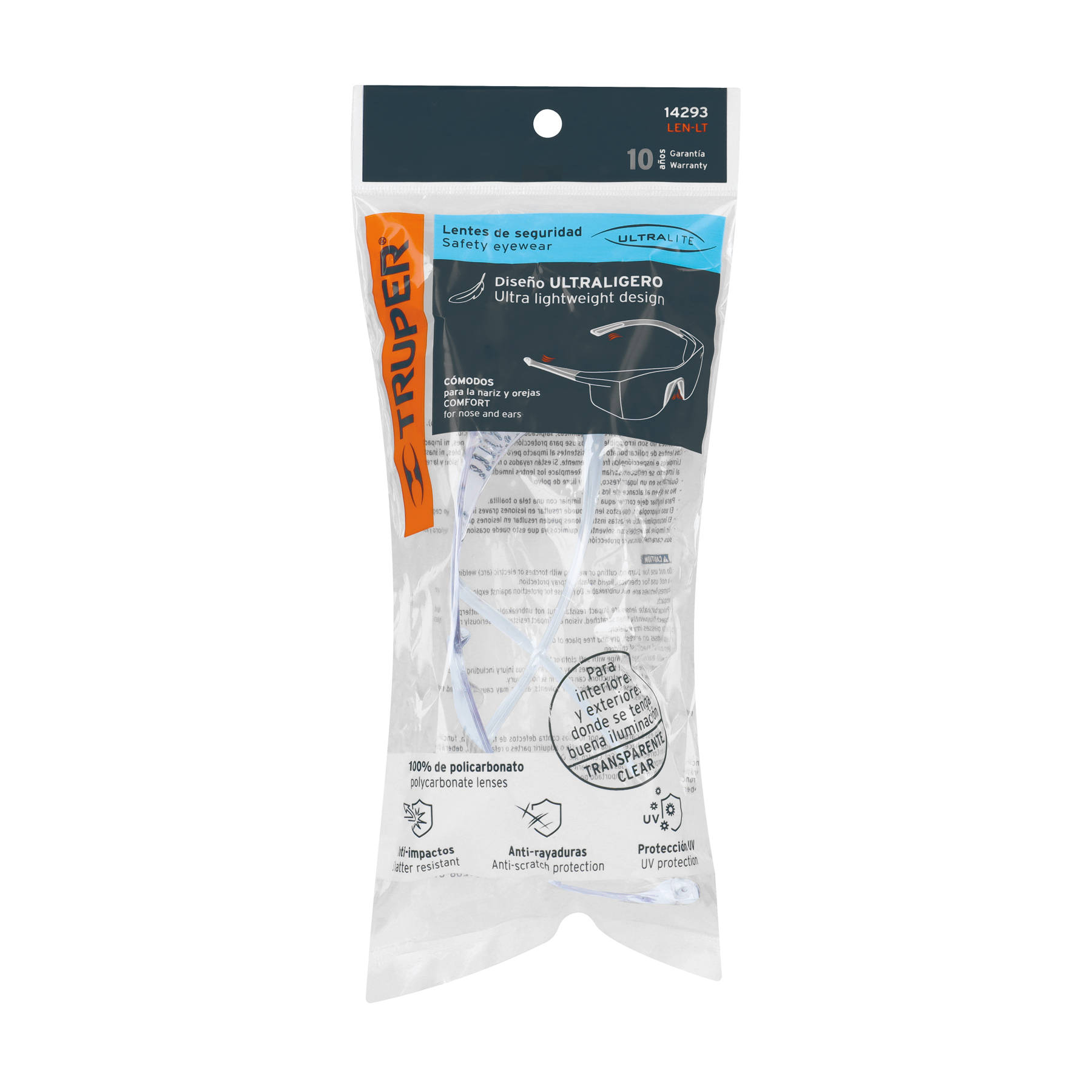 Lentes de seguridad ultraligeros 14293