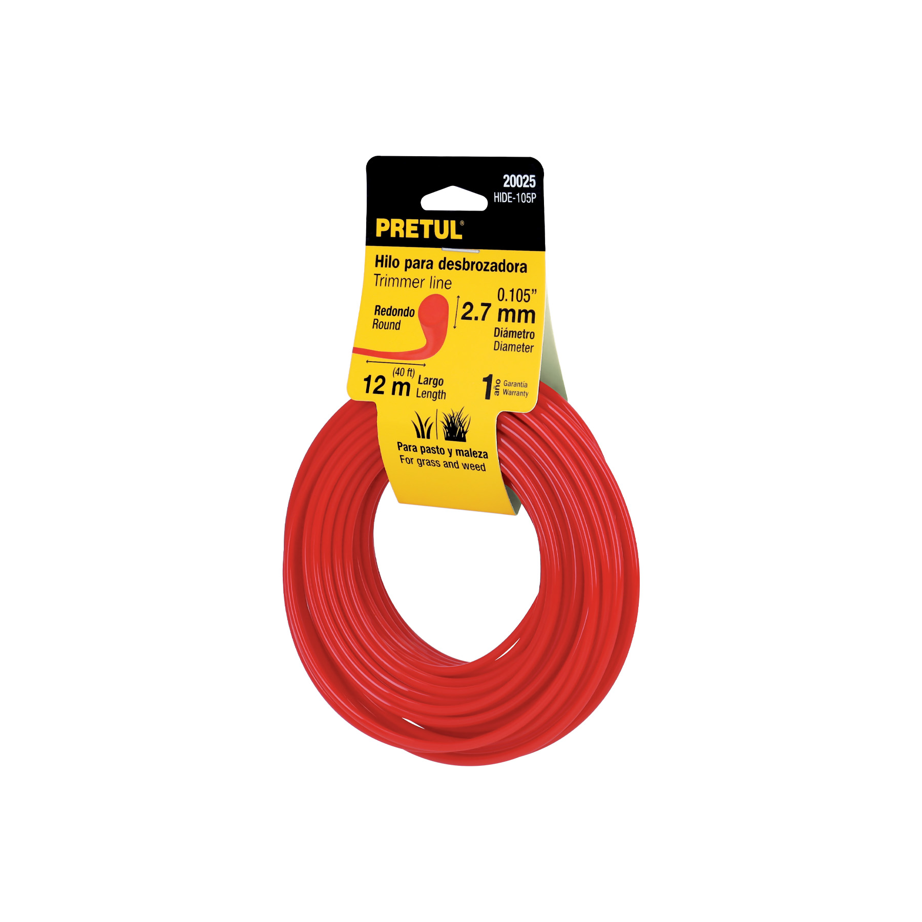 Hilo para desbrozadora Pretul 20025