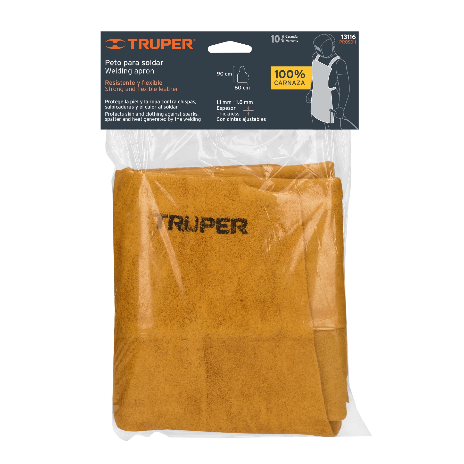 Peto para soldar Truper 13116