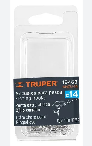 Anzuelos para pesca Truper #14  15463