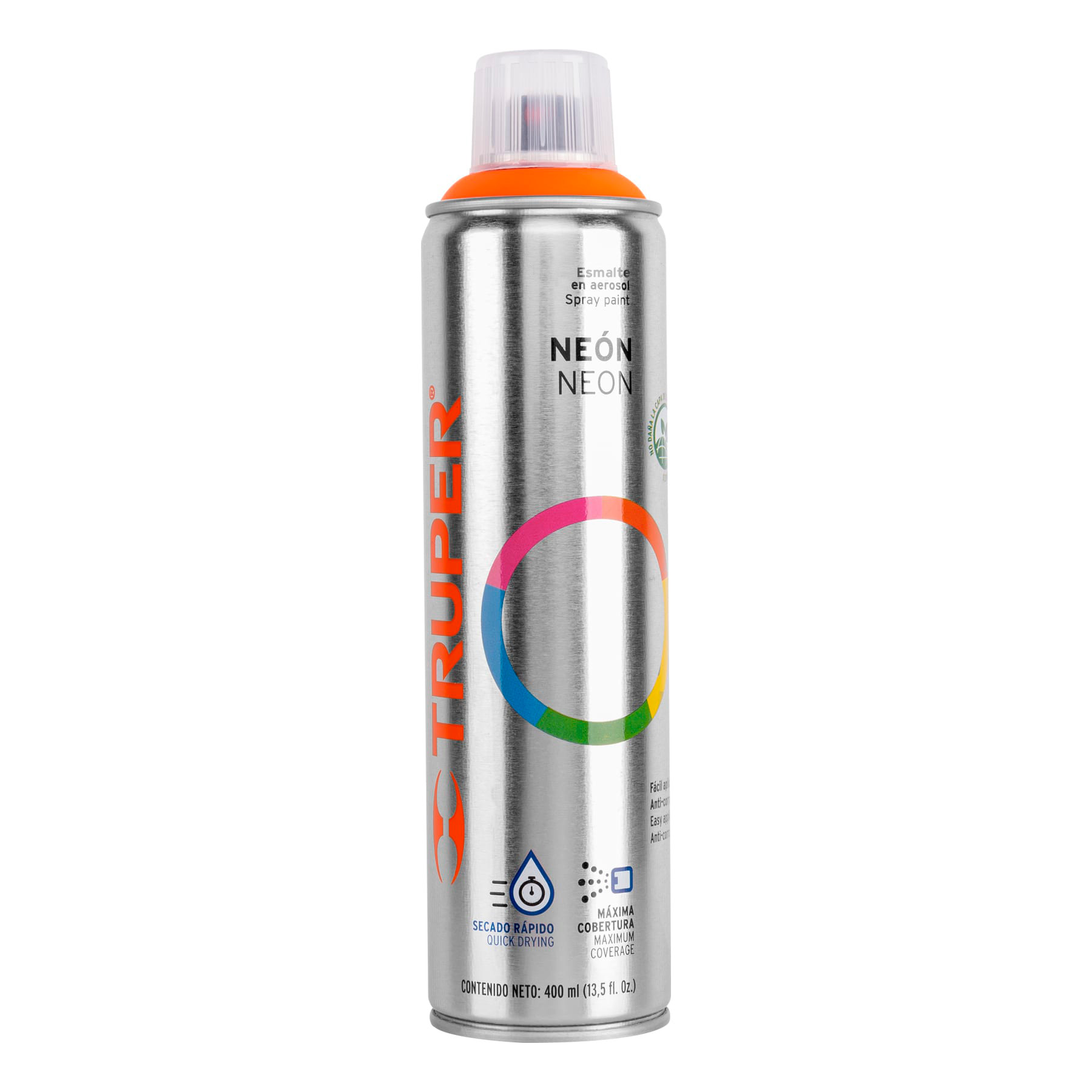 Aerosol Truper Neón 400ml naranja 19072