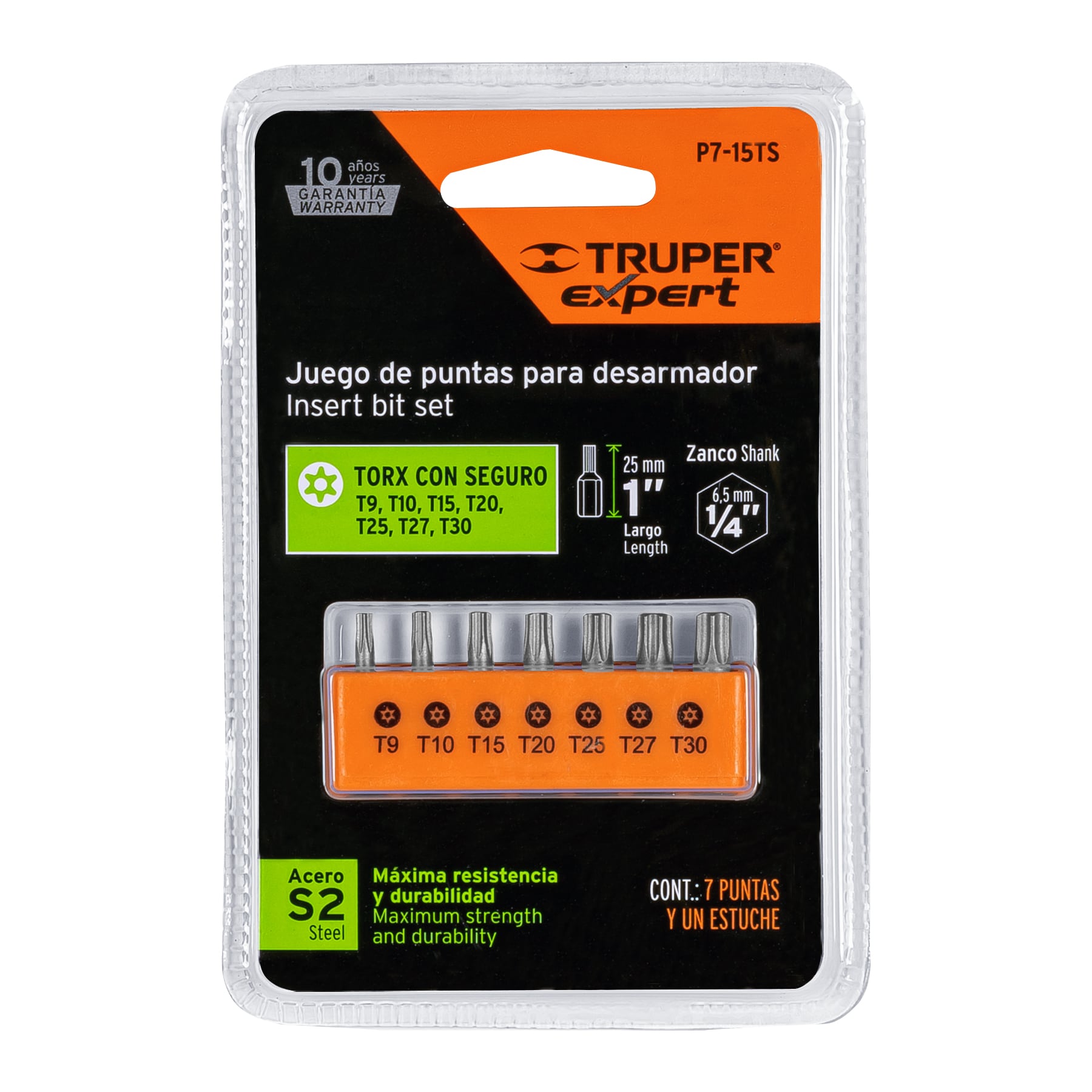 Juego de puntas Torx Truper Expert 17797
